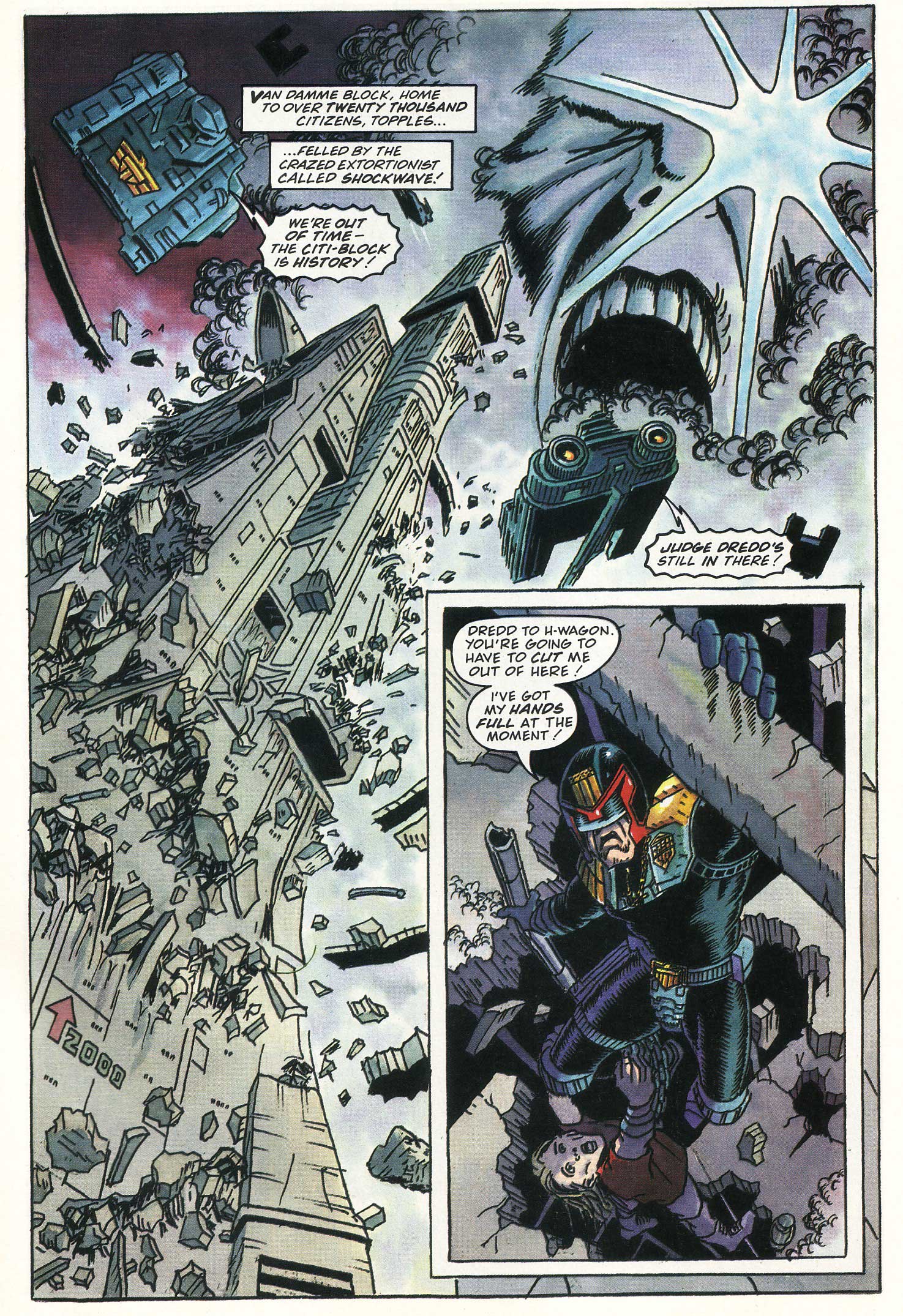 Read online Judge Dredd Lawman of the Future comic -  Issue #7 - 20