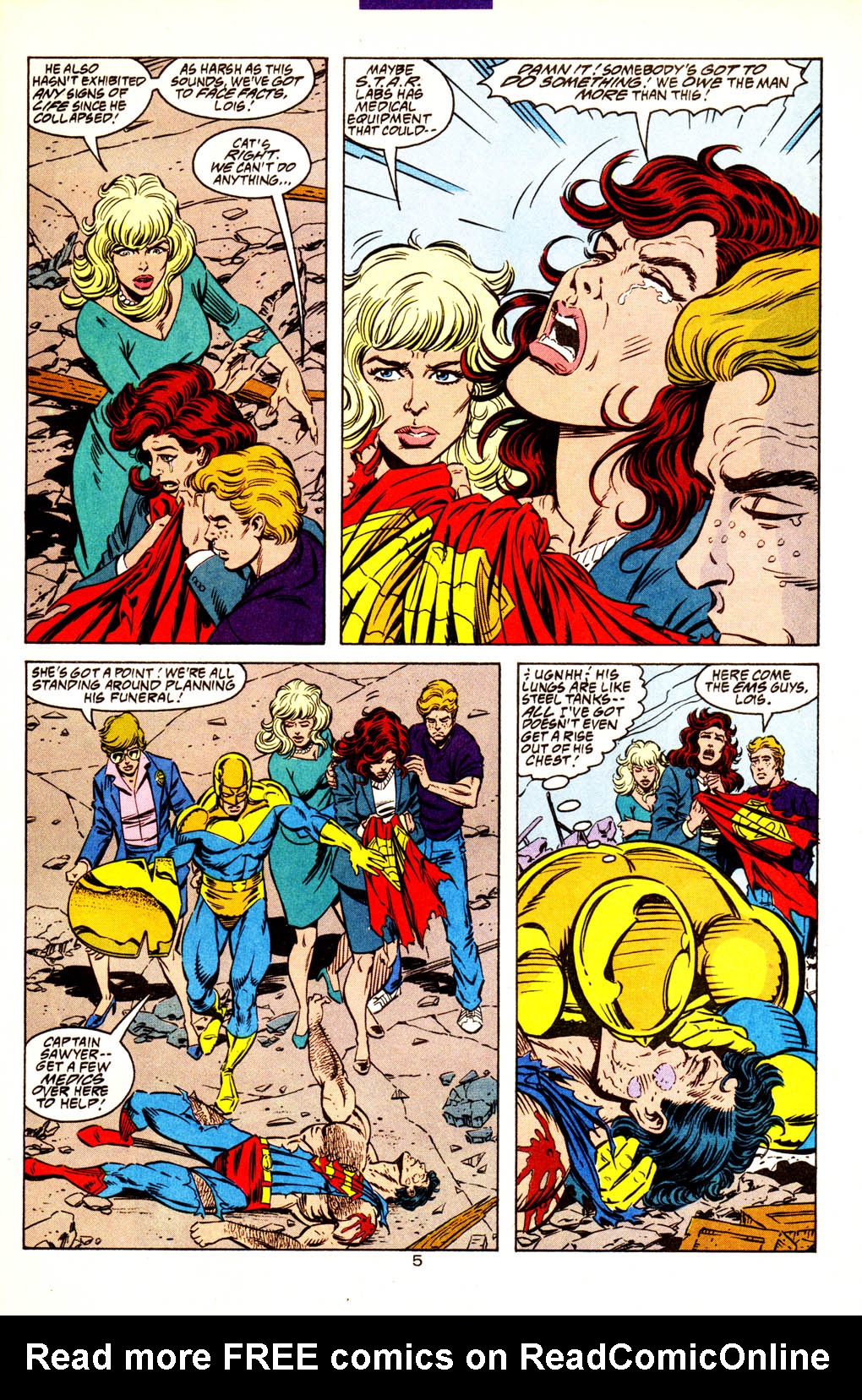 Read online Adventures of Superman (1987) comic -  Issue #498 - 7