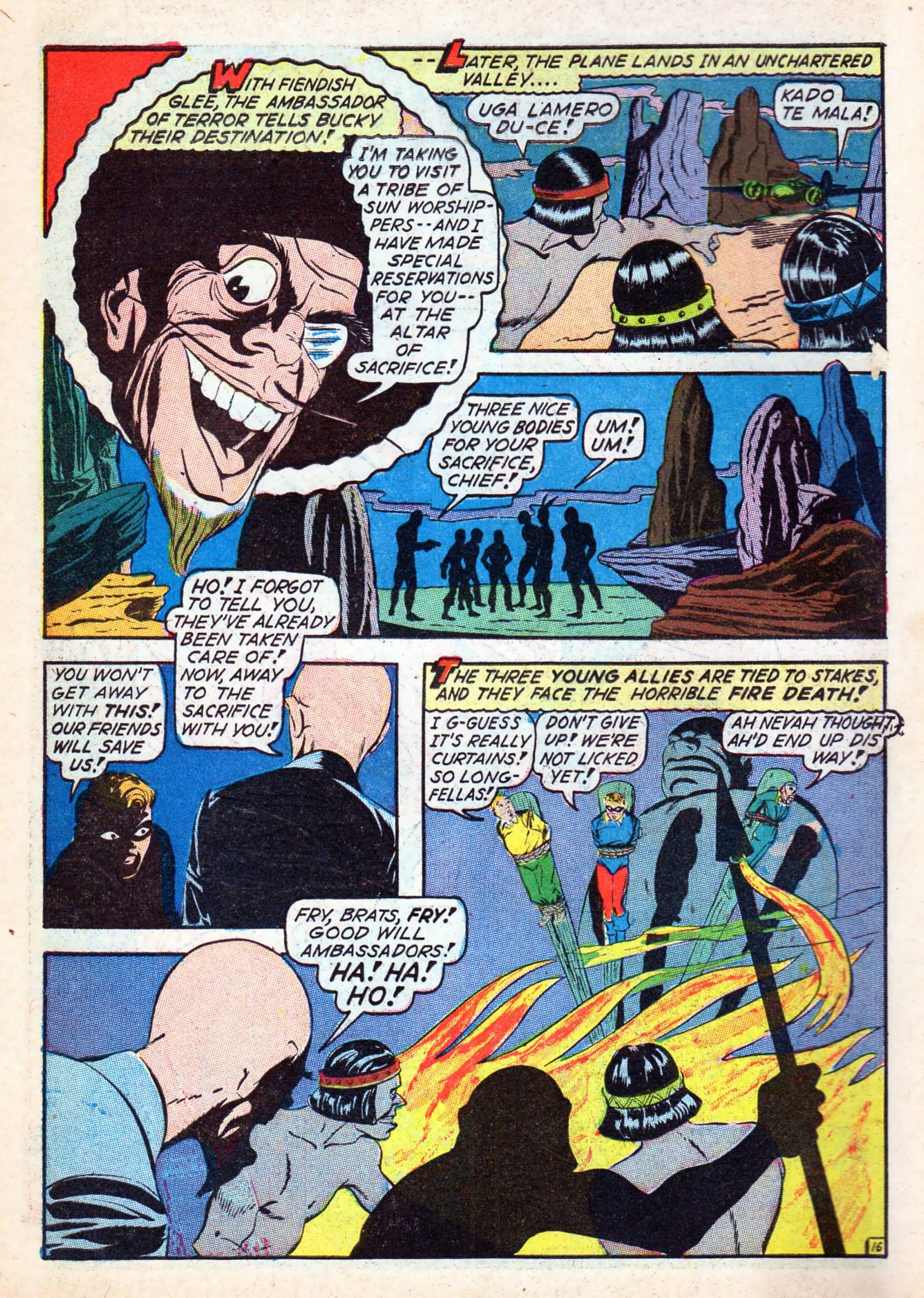 Read online Young Allies Comics comic -  Issue #7 - 17