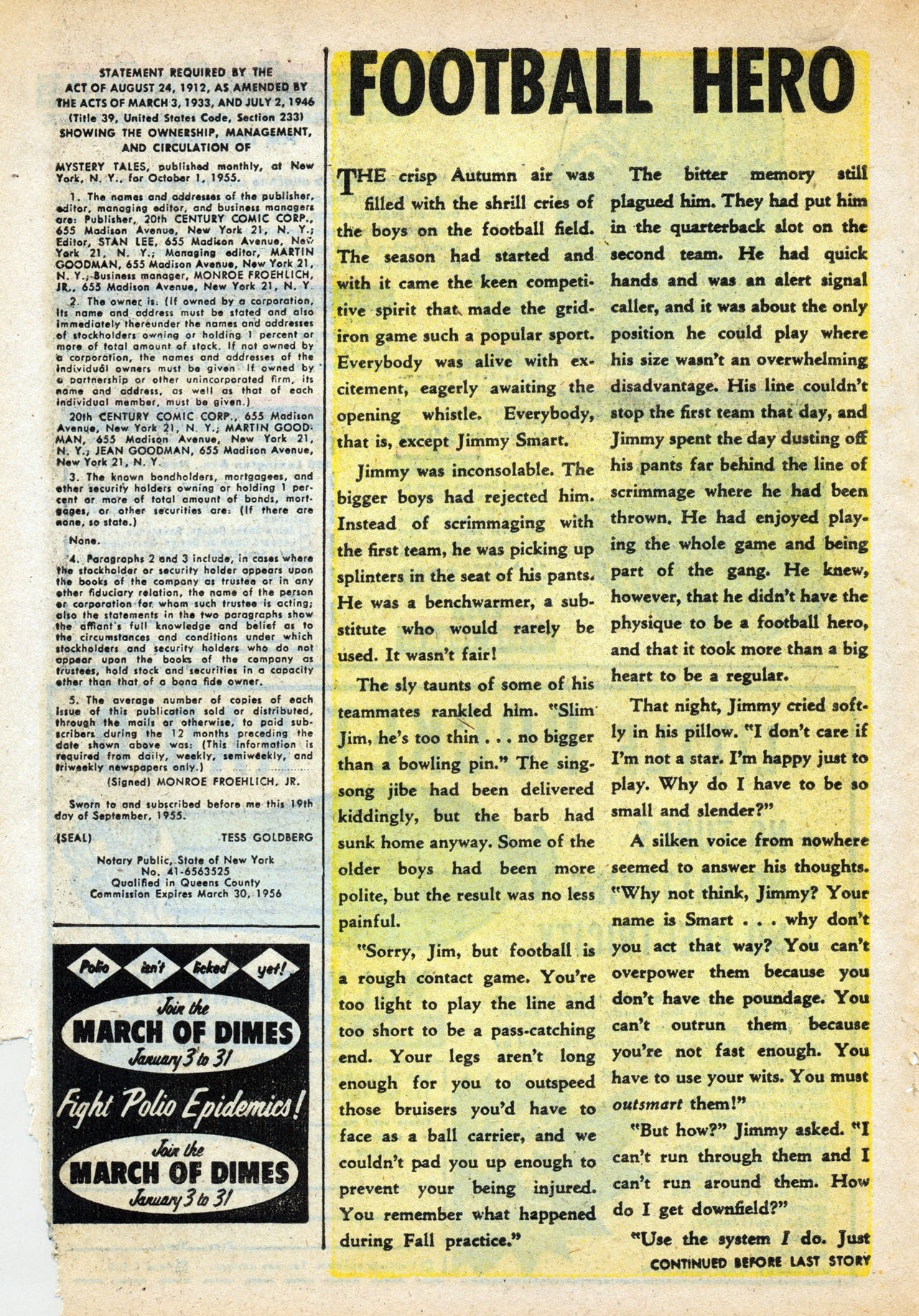 Read online Mystery Tales comic -  Issue #39 - 18