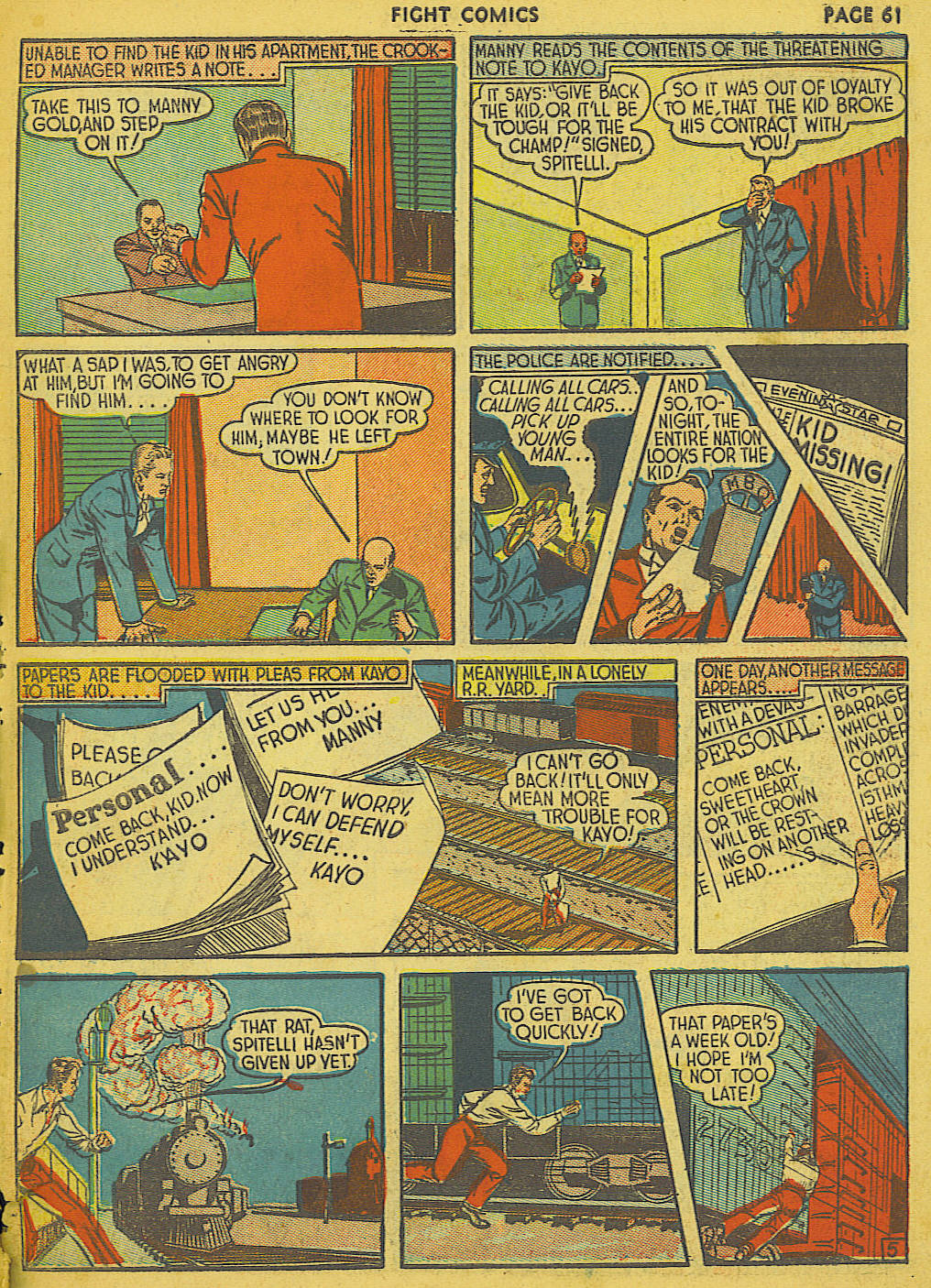 Read online Fight Comics comic -  Issue #6 - 63