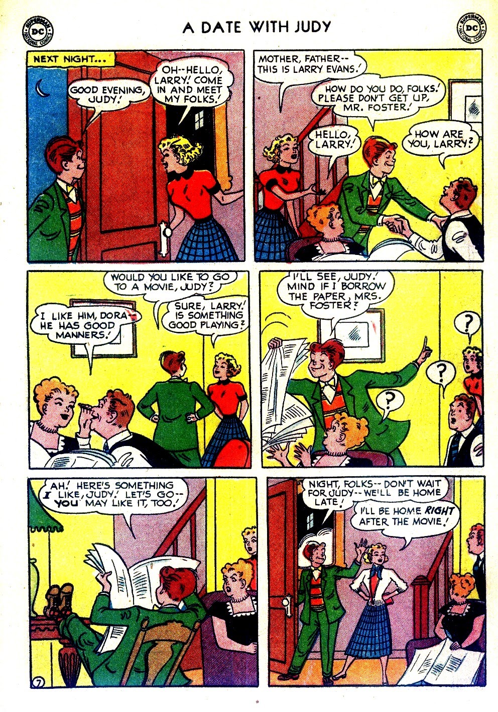 Read online A Date with Judy comic -  Issue #27 - 37
