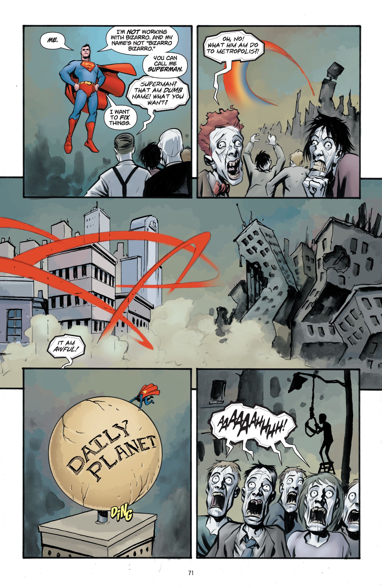 Read online Superman: Escape From Bizarro World comic -  Issue # TPB - 64