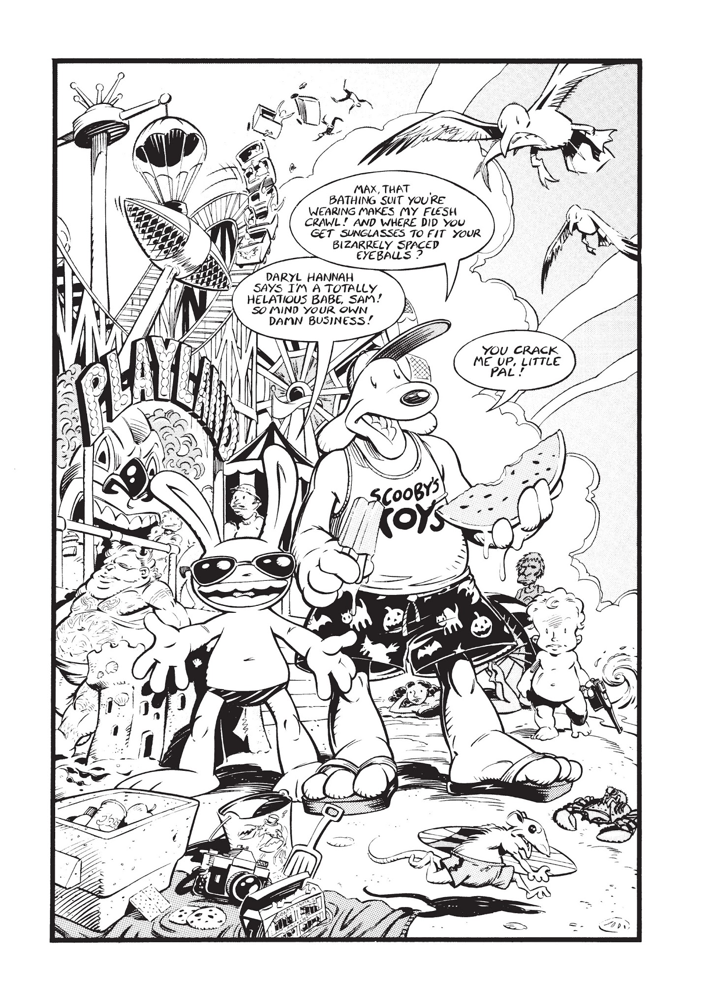 Read online Sam & Max Surfin' The Highway comic -  Issue # TPB - 138