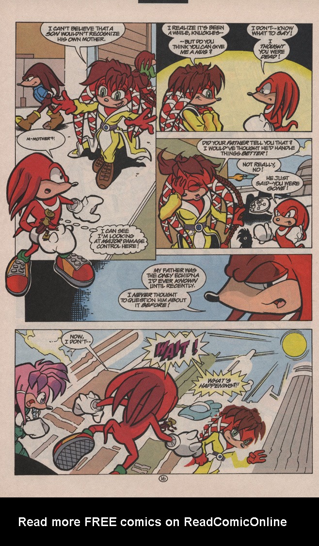 Read online Knuckles the Echidna comic -  Issue #4 - 24