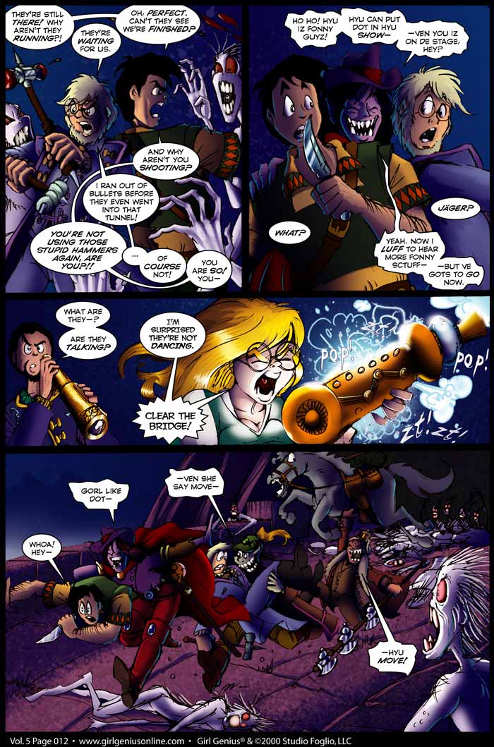 Read online Girl Genius (2002) comic -  Issue #5 - 12