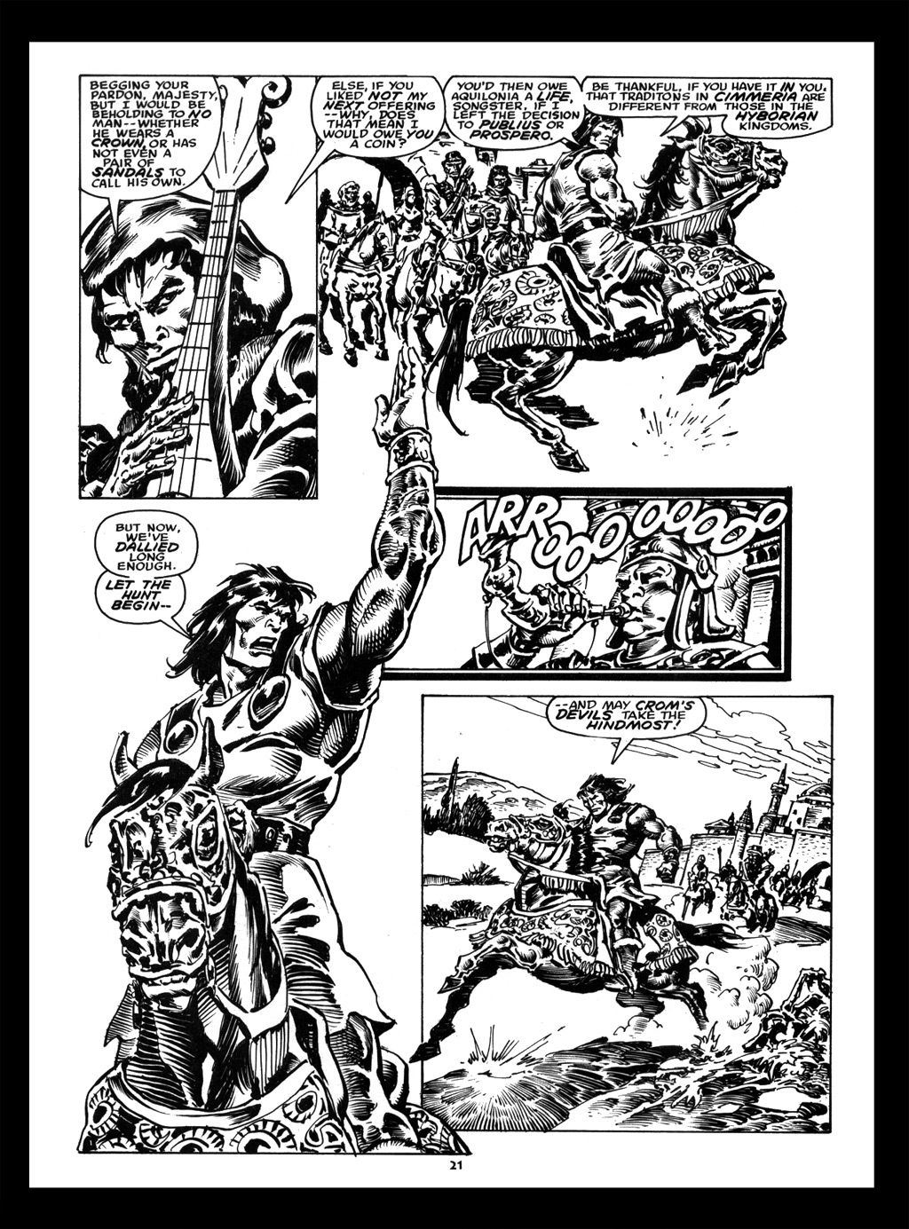 Read online The Savage Sword Of Conan comic -  Issue #214 - 22