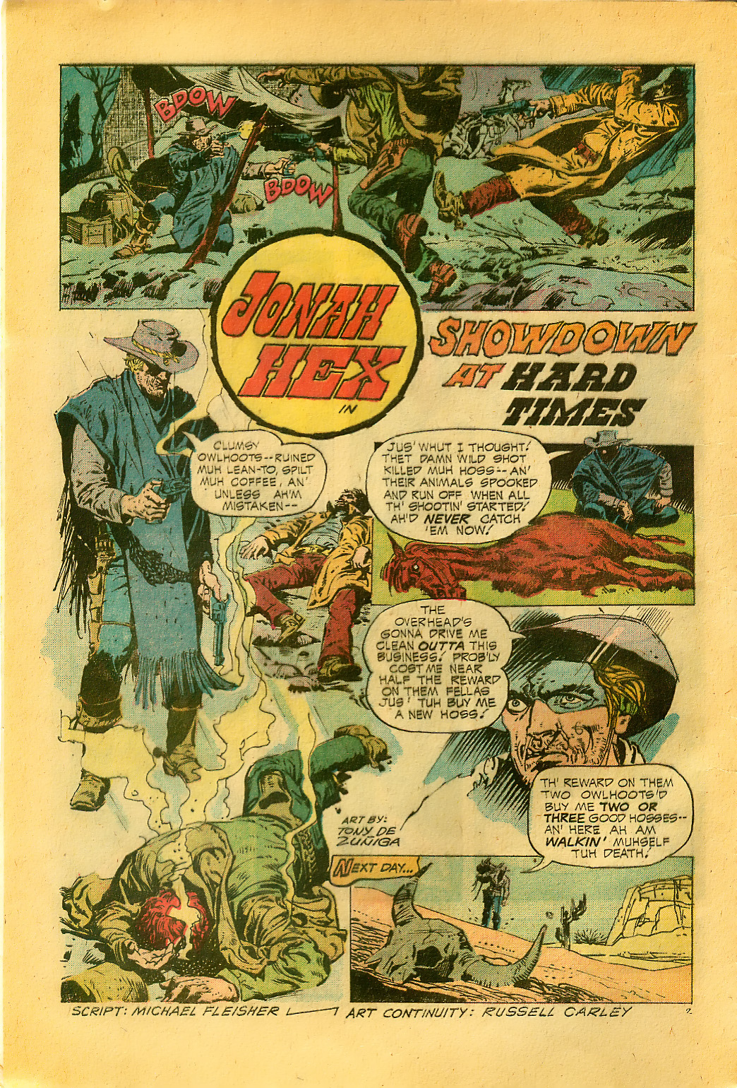 Read online Weird Western Tales (1972) comic -  Issue #22 - 4