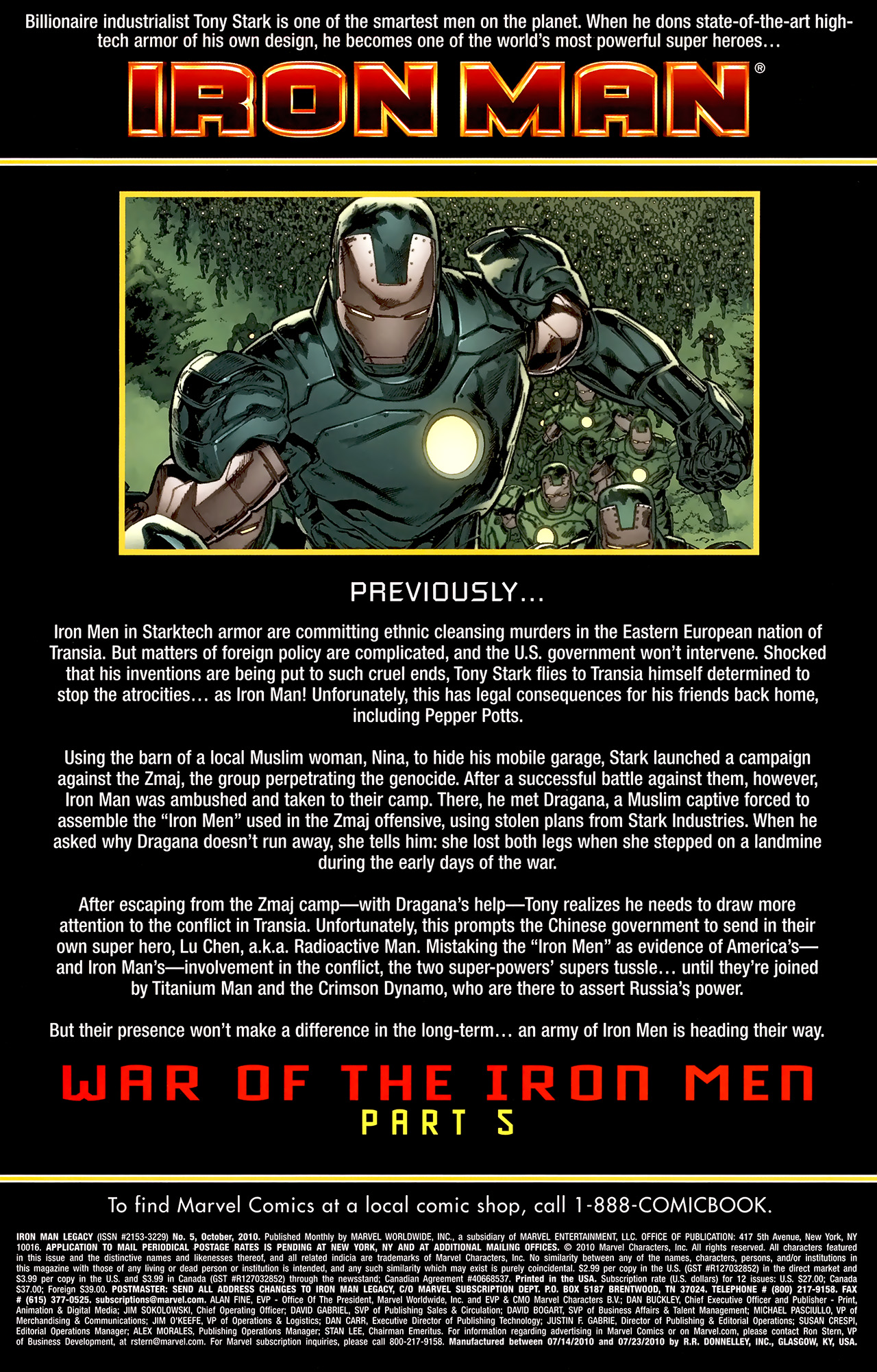 Read online Iron Man: Legacy comic -  Issue #5 - 2