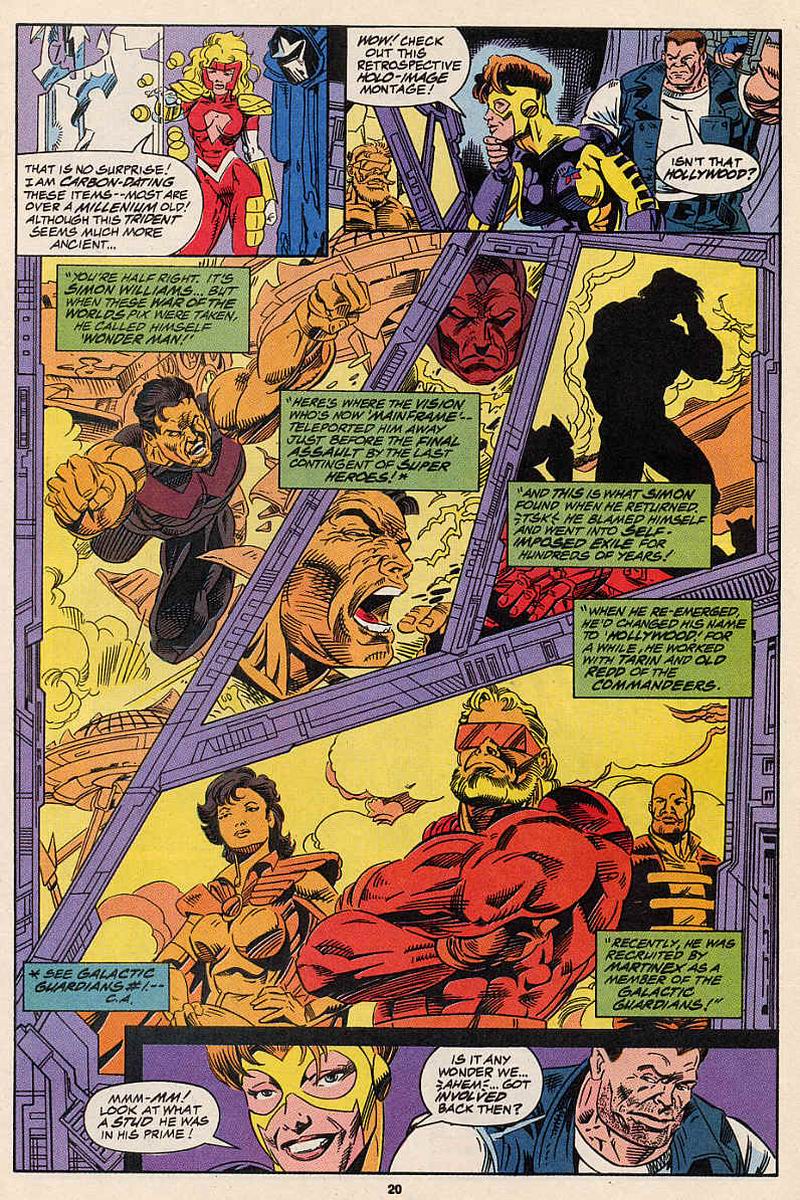 Read online Guardians of the Galaxy (1990) comic -  Issue #54 - 16