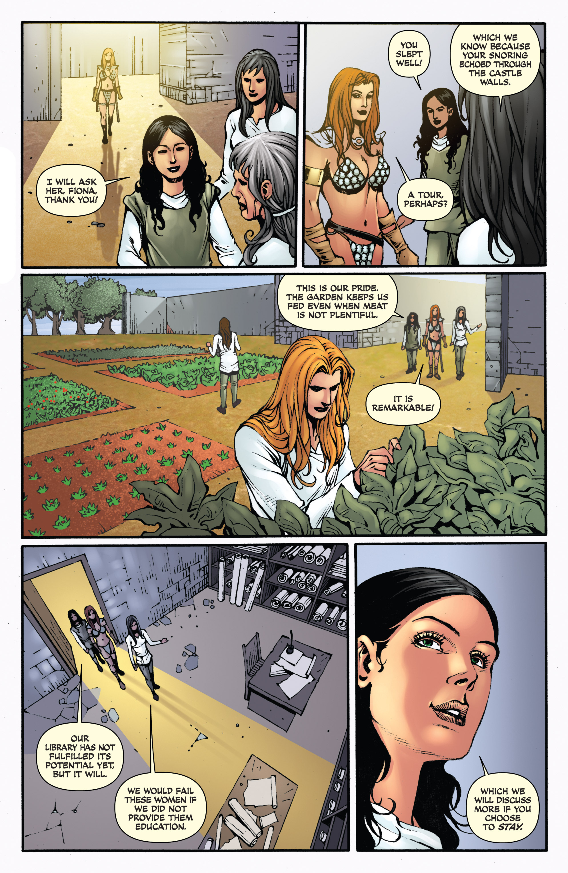 Read online Red Sonja: Sanctuary comic -  Issue # Full - 10