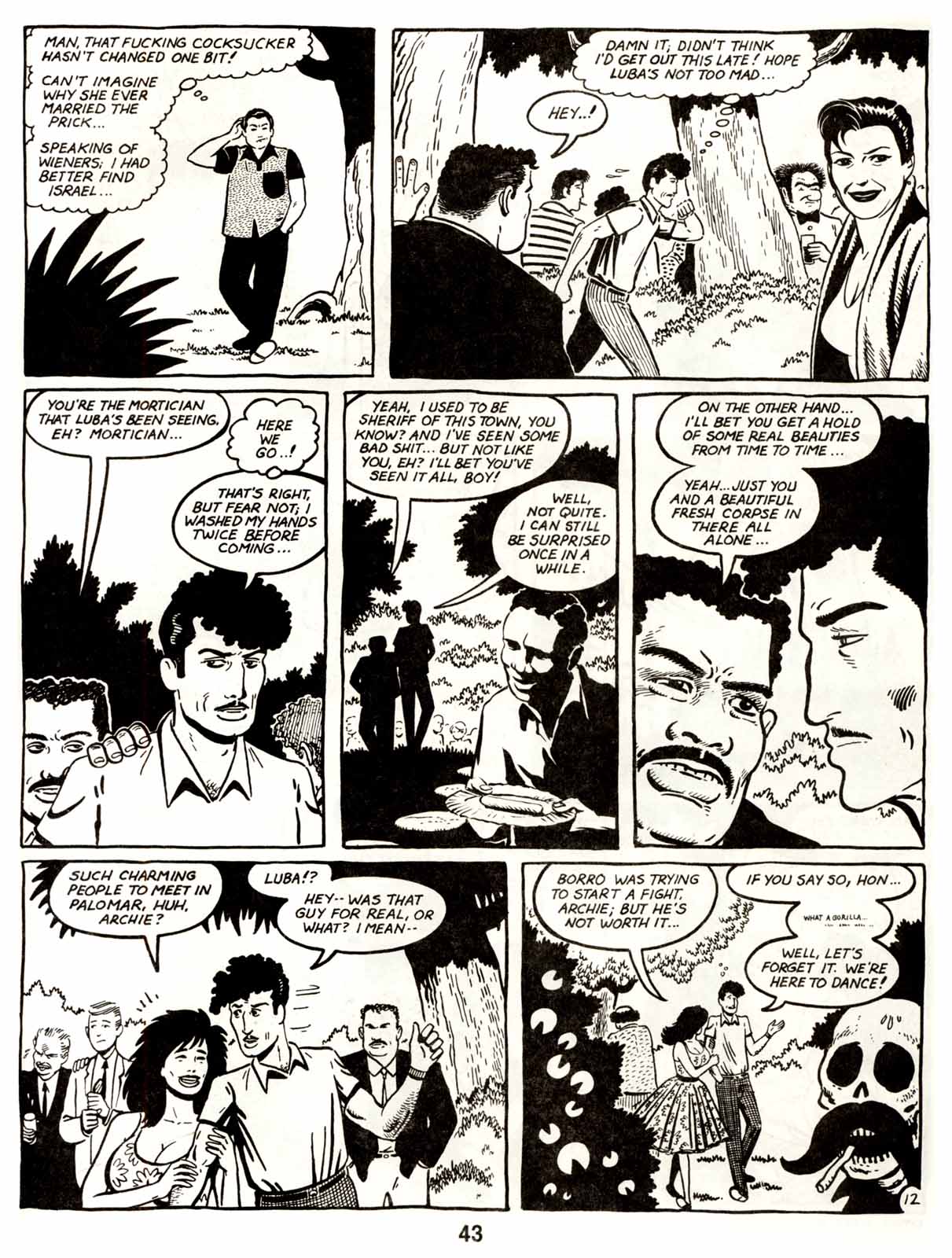 Read online Love and Rockets (1982) comic -  Issue #10 - 45