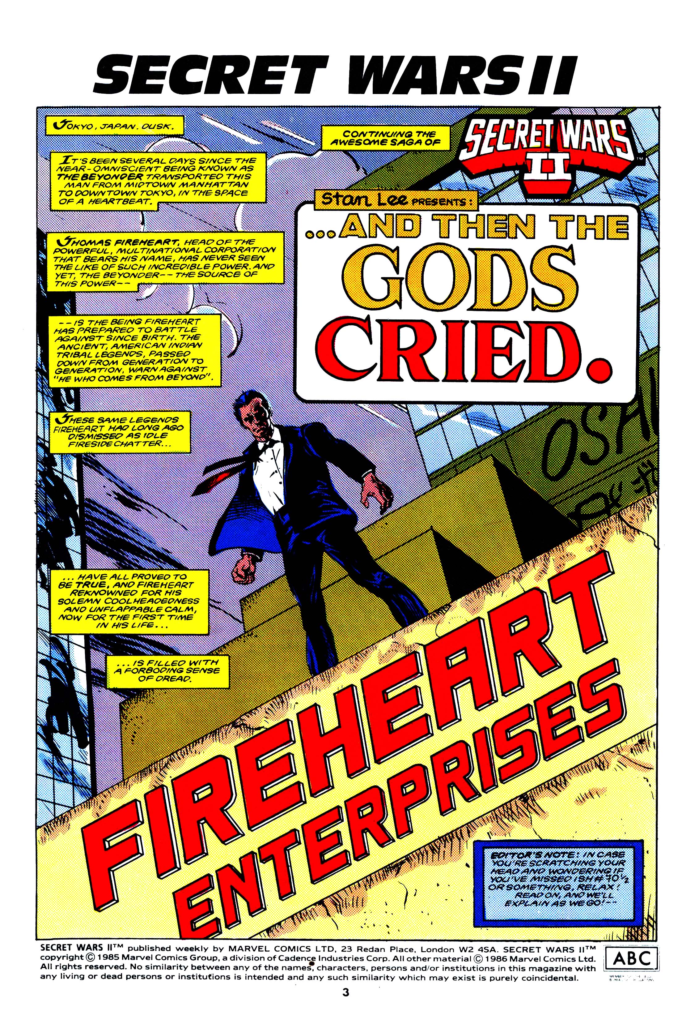 Read online Secret Wars (1985) comic -  Issue #71 - 3