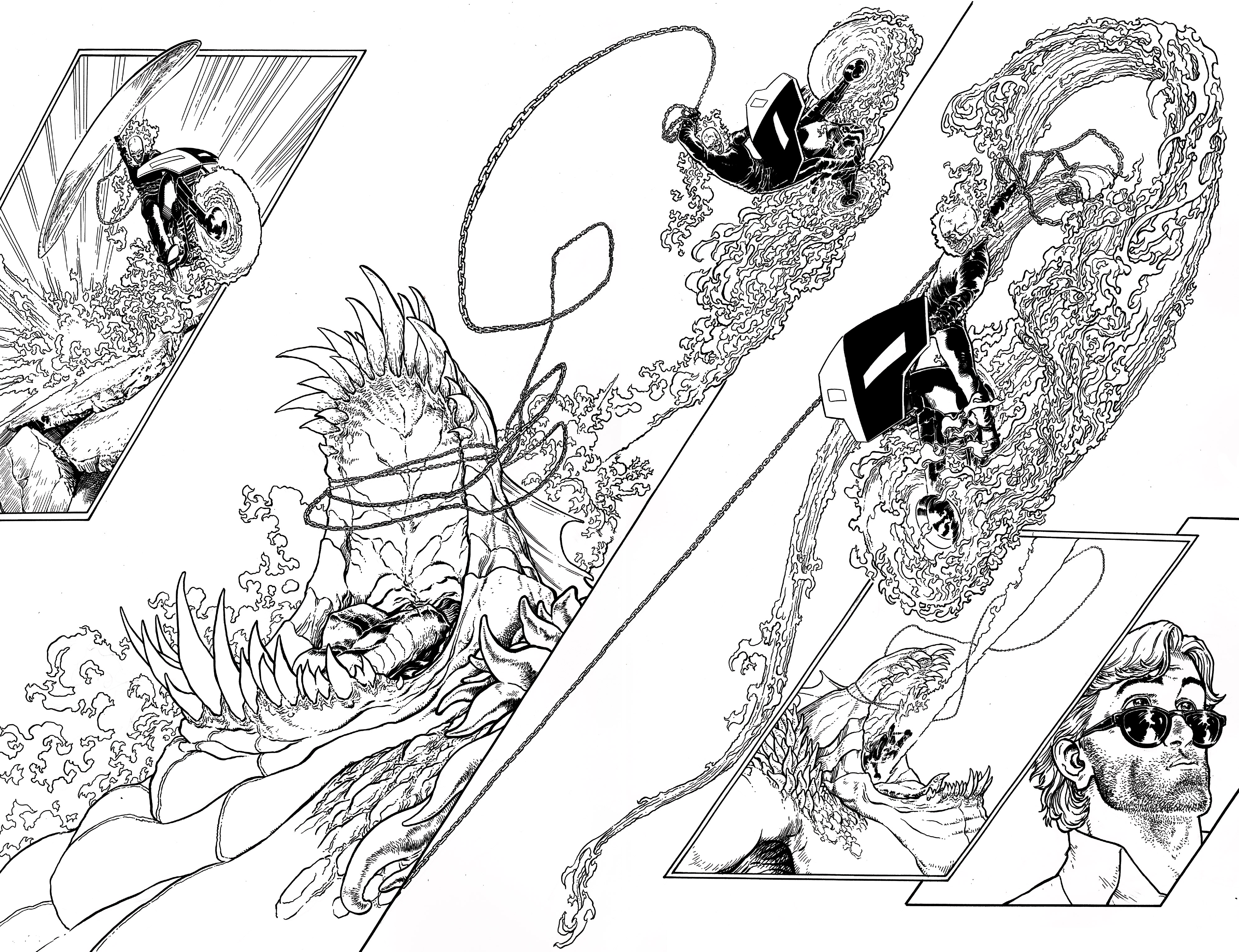 Read online Ghost Rider (2019) comic -  Issue # _Director's Cut - 111