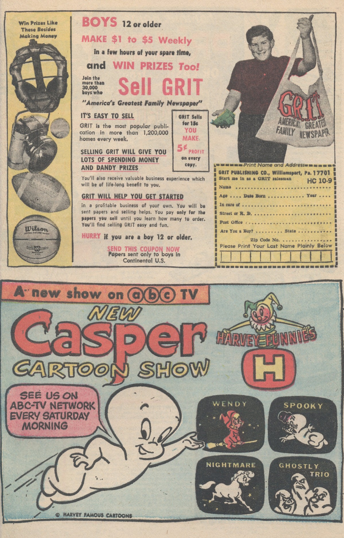 Read online Little Audrey And Melvin comic -  Issue #42 - 33
