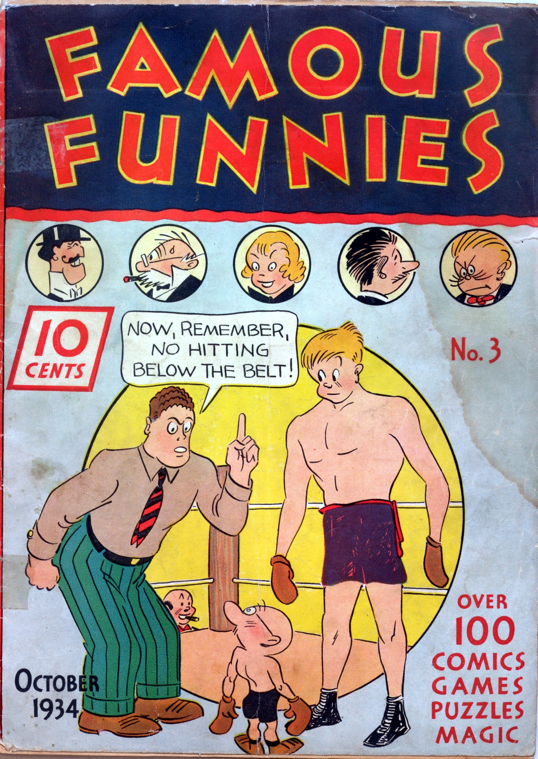 Read online Famous Funnies comic -  Issue #3 - 1