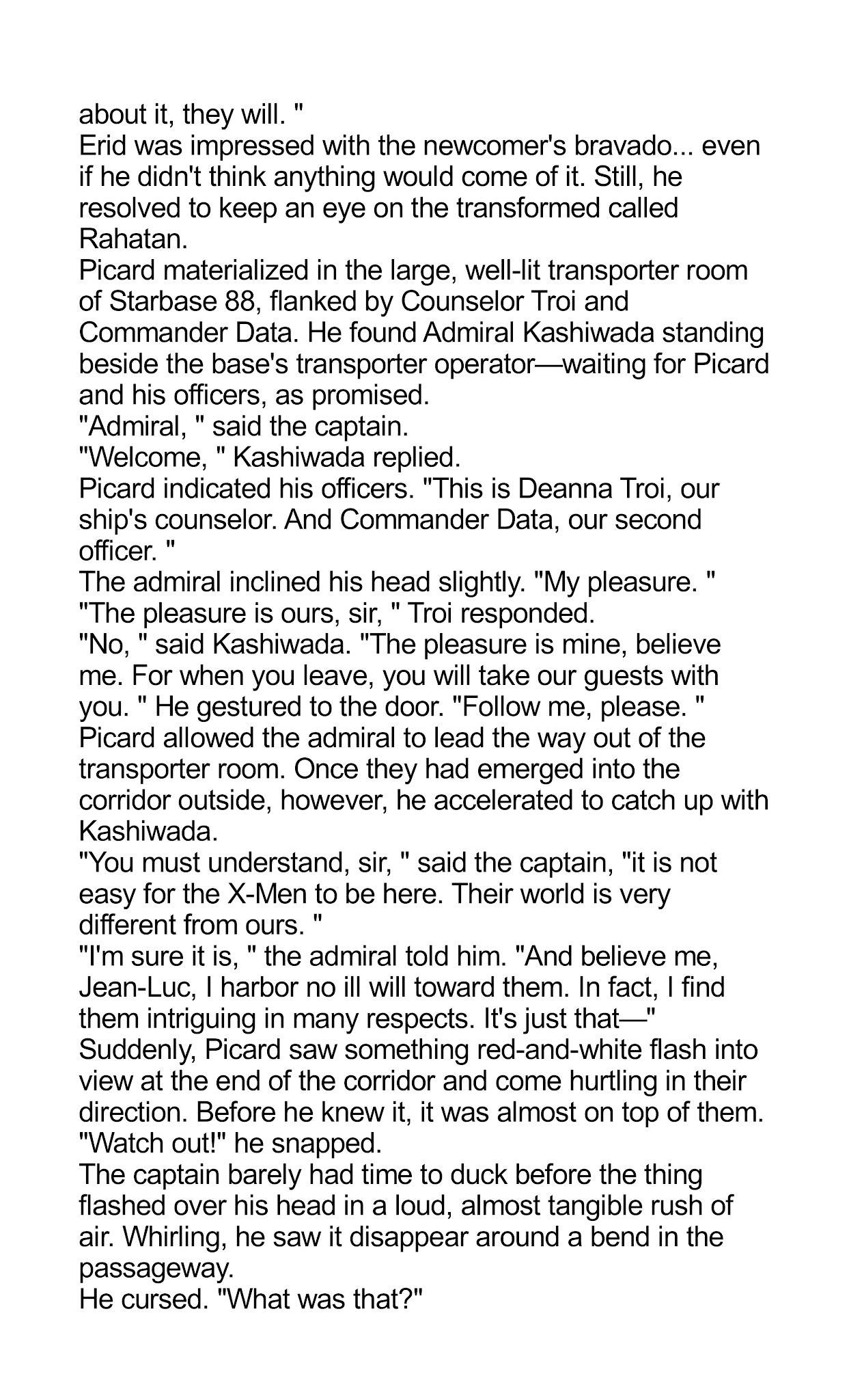 Read online Star Trek: The Next Generation/X-Men: Planet X comic -  Issue # TPB (Part 1) - 44