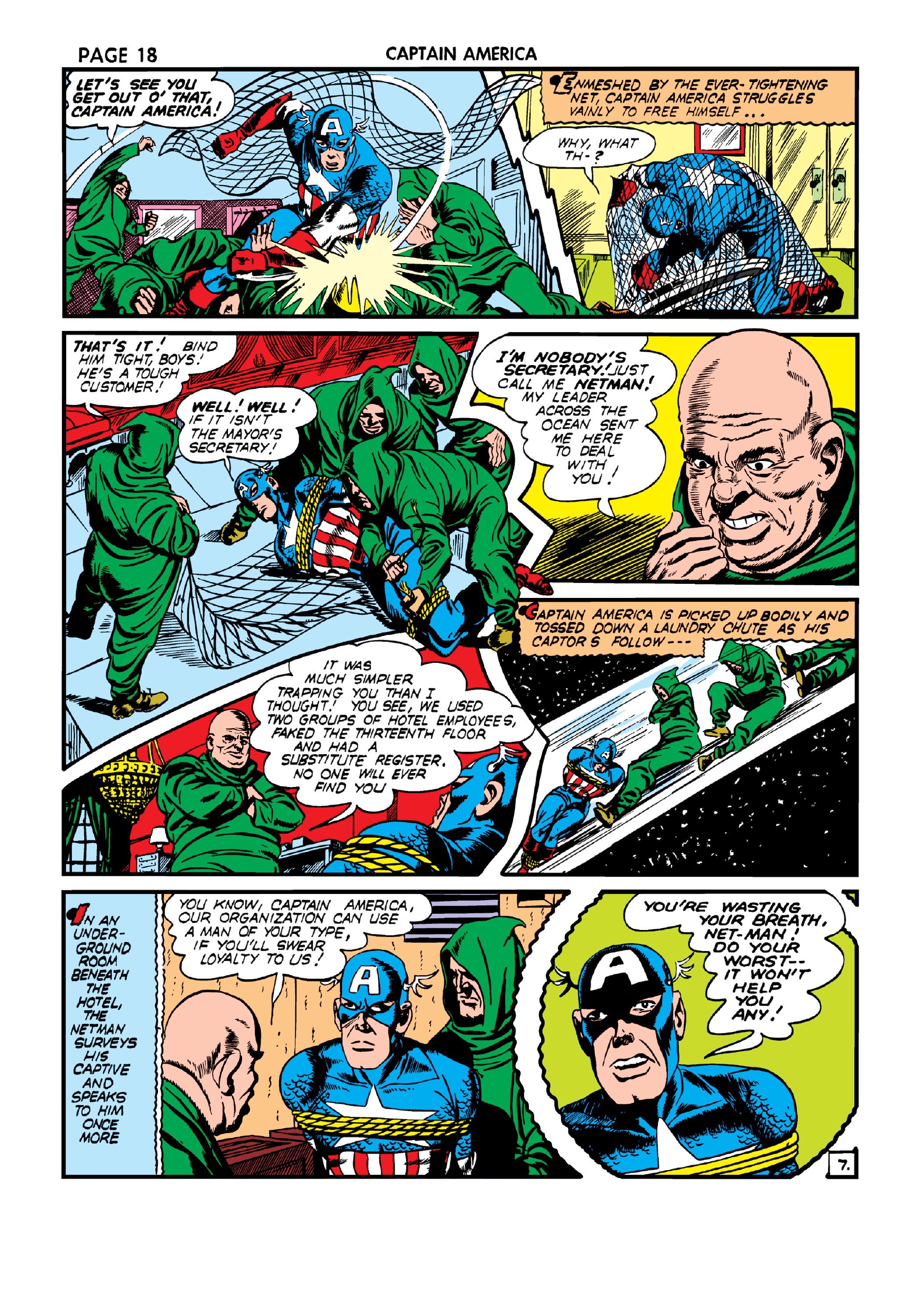 Read online Marvel Masterworks: Golden Age Captain America comic -  Issue # TPB 3 (Part 1) - 94