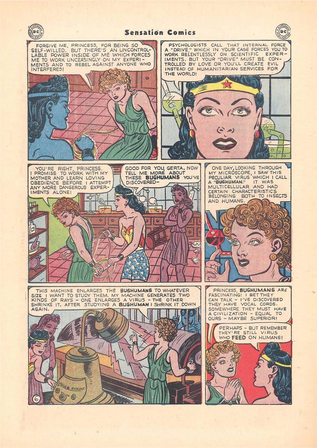 Read online Sensation (Mystery) Comics comic -  Issue #55 - 8