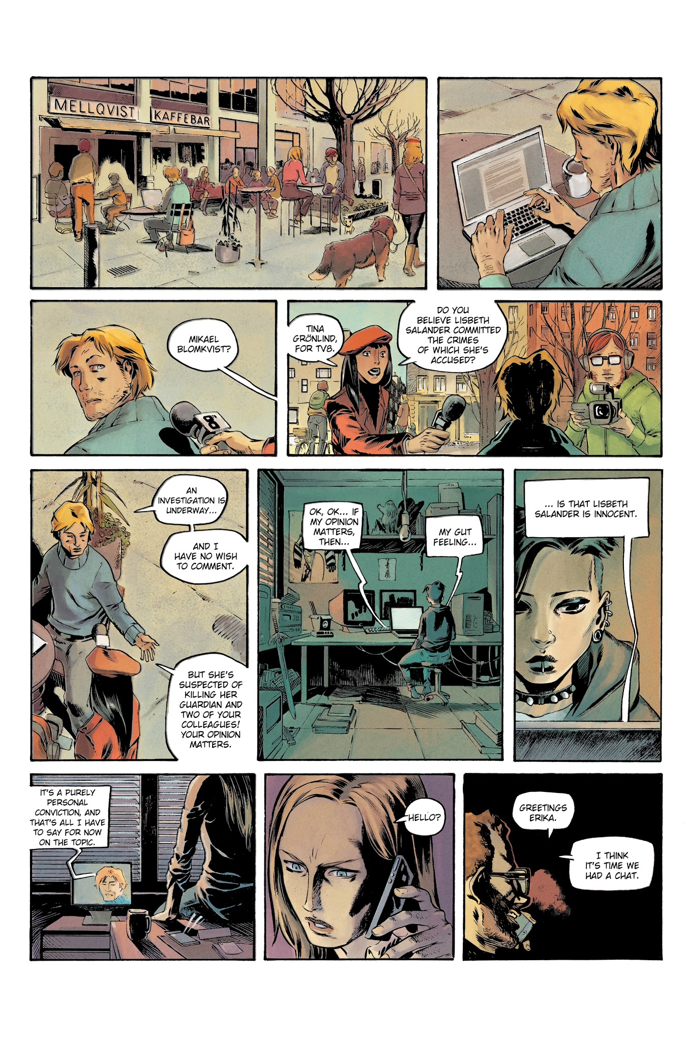 Read online Millennium: The Girl Who Played With Fire comic -  Issue #2 - 16