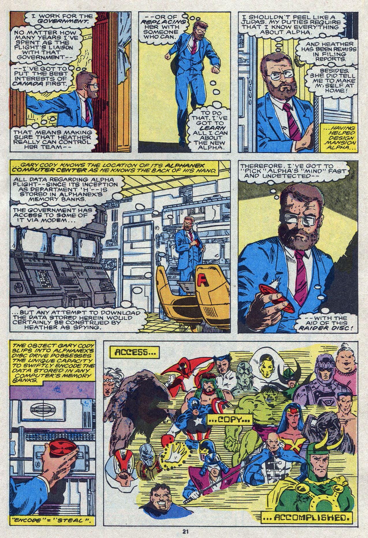Read online Alpha Flight (1983) comic -  Issue #51 - 30