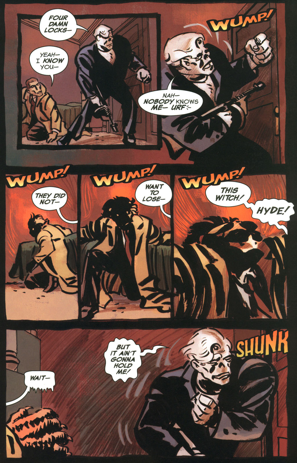 Read online Frankenstein Mobster comic -  Issue #6 - 6