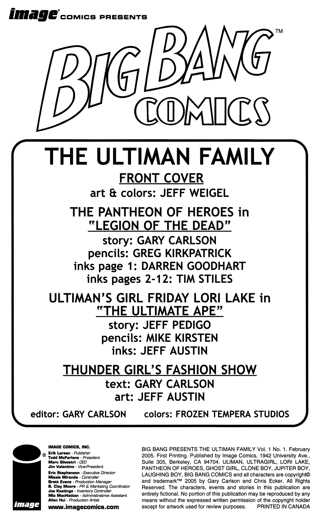 Read online Big Bang Presents Ultiman Family comic -  Issue # Full - 2