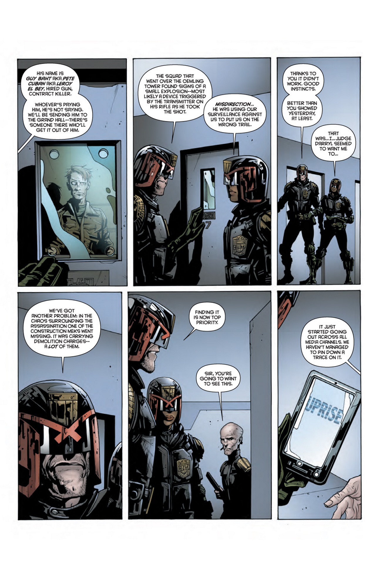 Read online Dredd: Uprise comic -  Issue #1 - 23