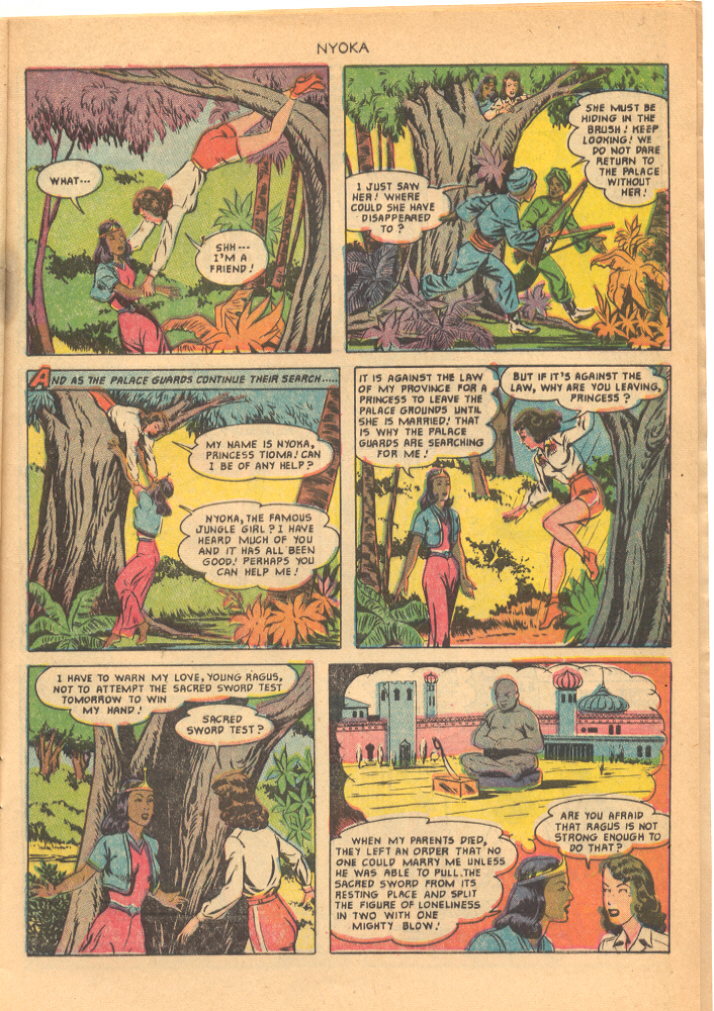 Read online Nyoka the Jungle Girl (1945) comic -  Issue #61 - 5