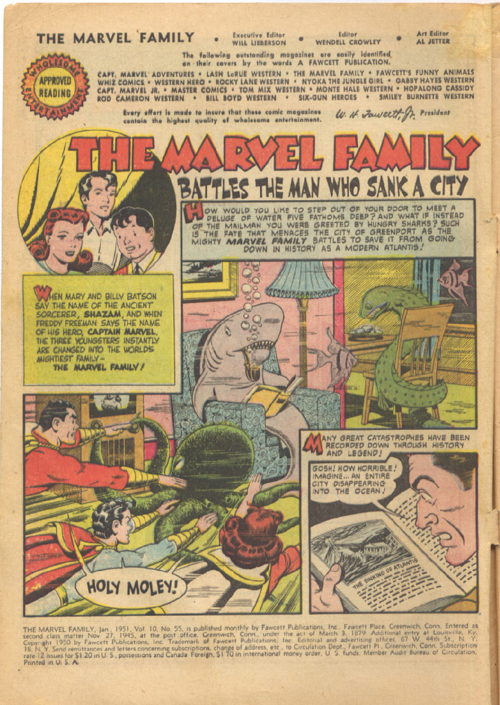 Read online The Marvel Family comic -  Issue #55 - 5