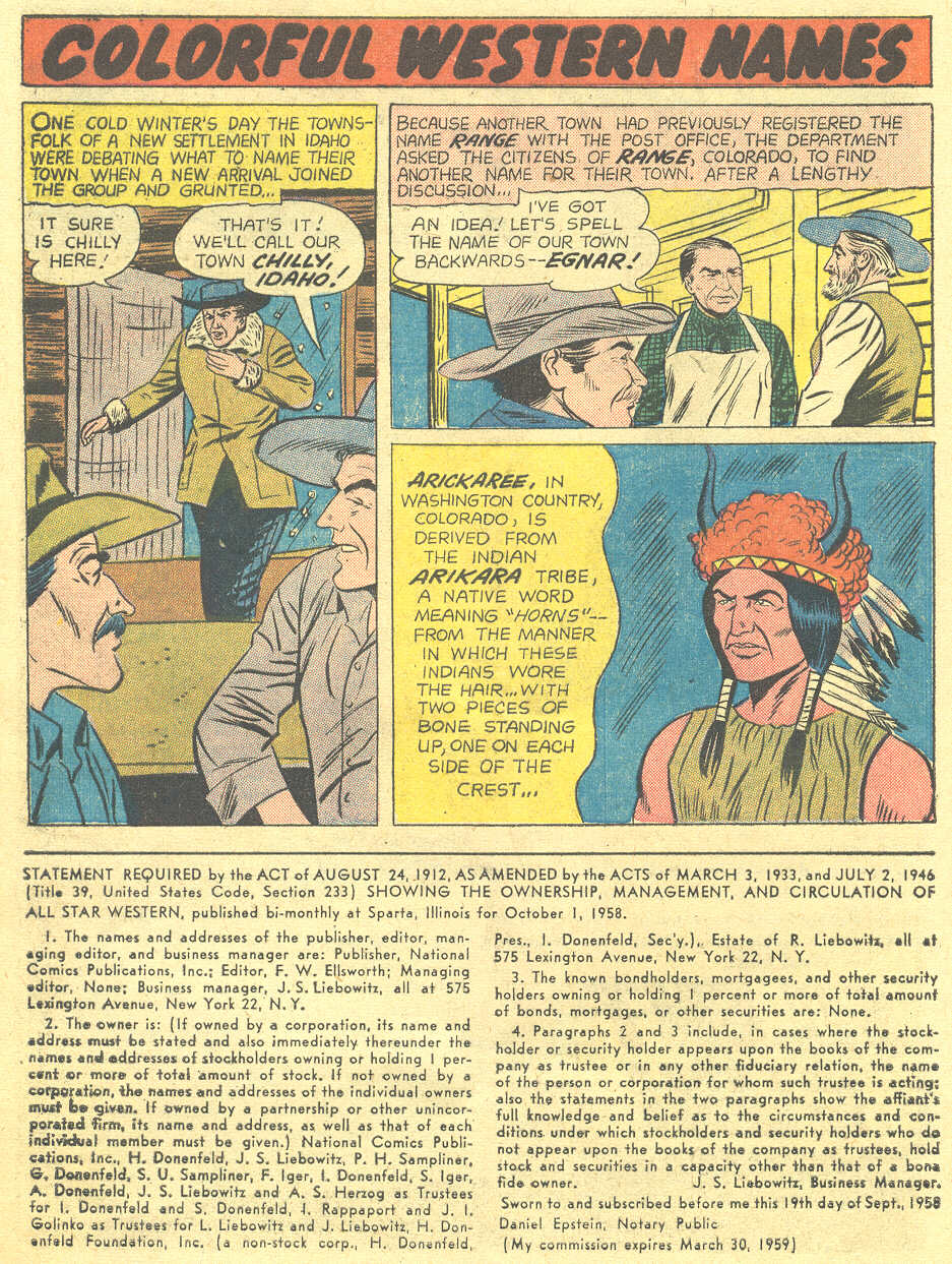 Read online All-Star Western (1951) comic -  Issue #105 - 24