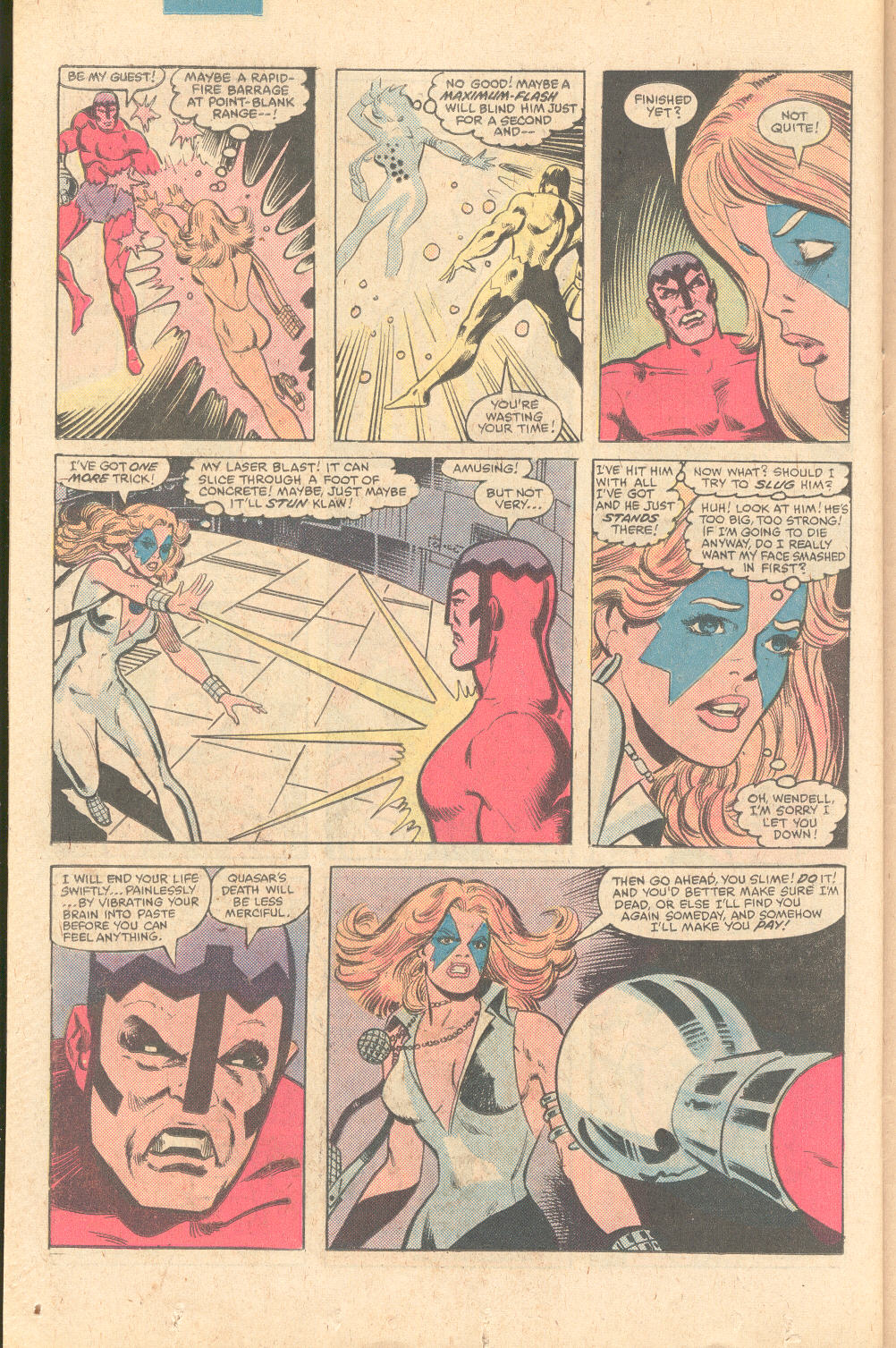 Read online Dazzler (1981) comic -  Issue #9 - 18