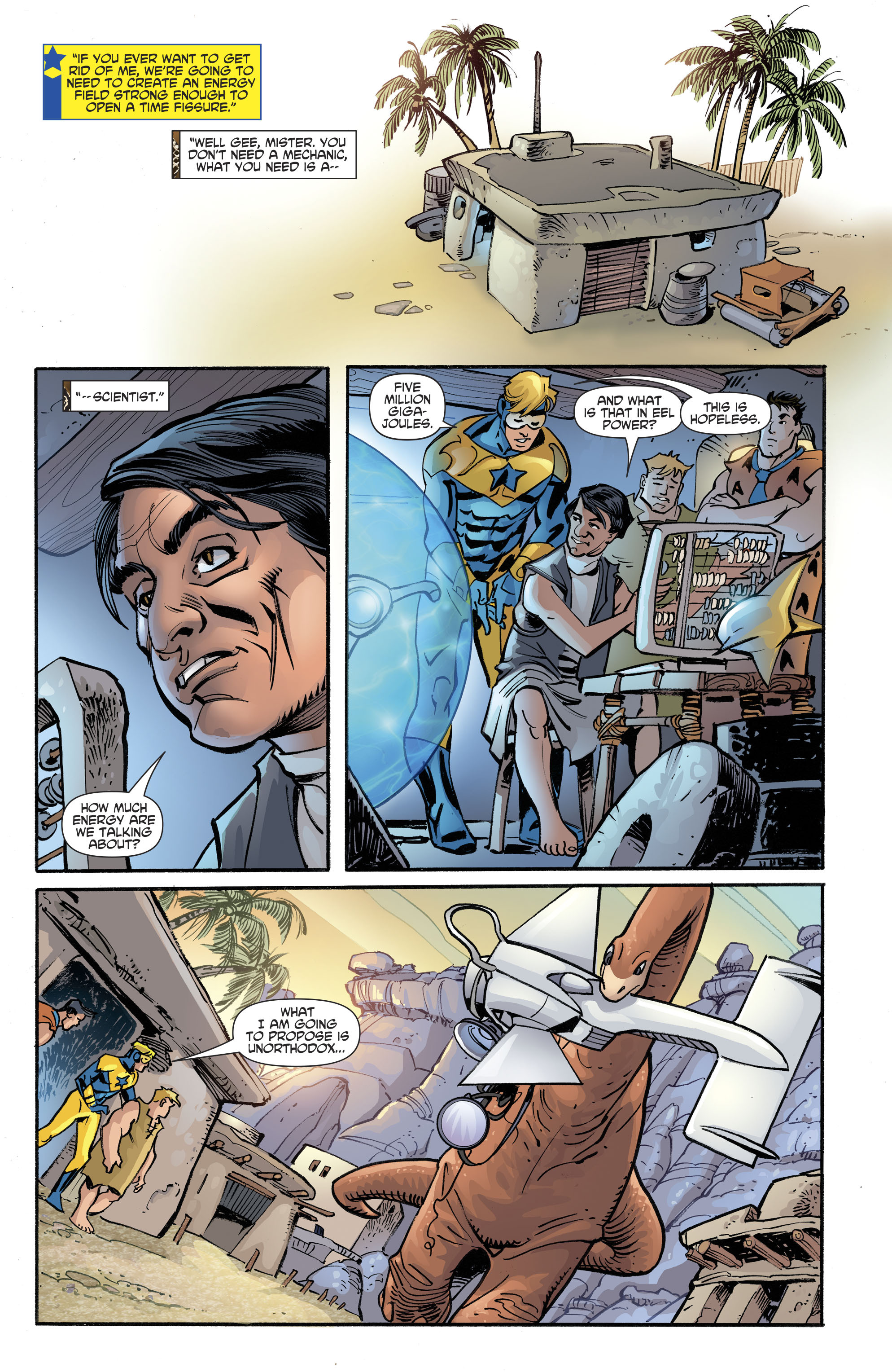 Read online Booster Gold/The Flinstones Special comic -  Issue # Full - 17