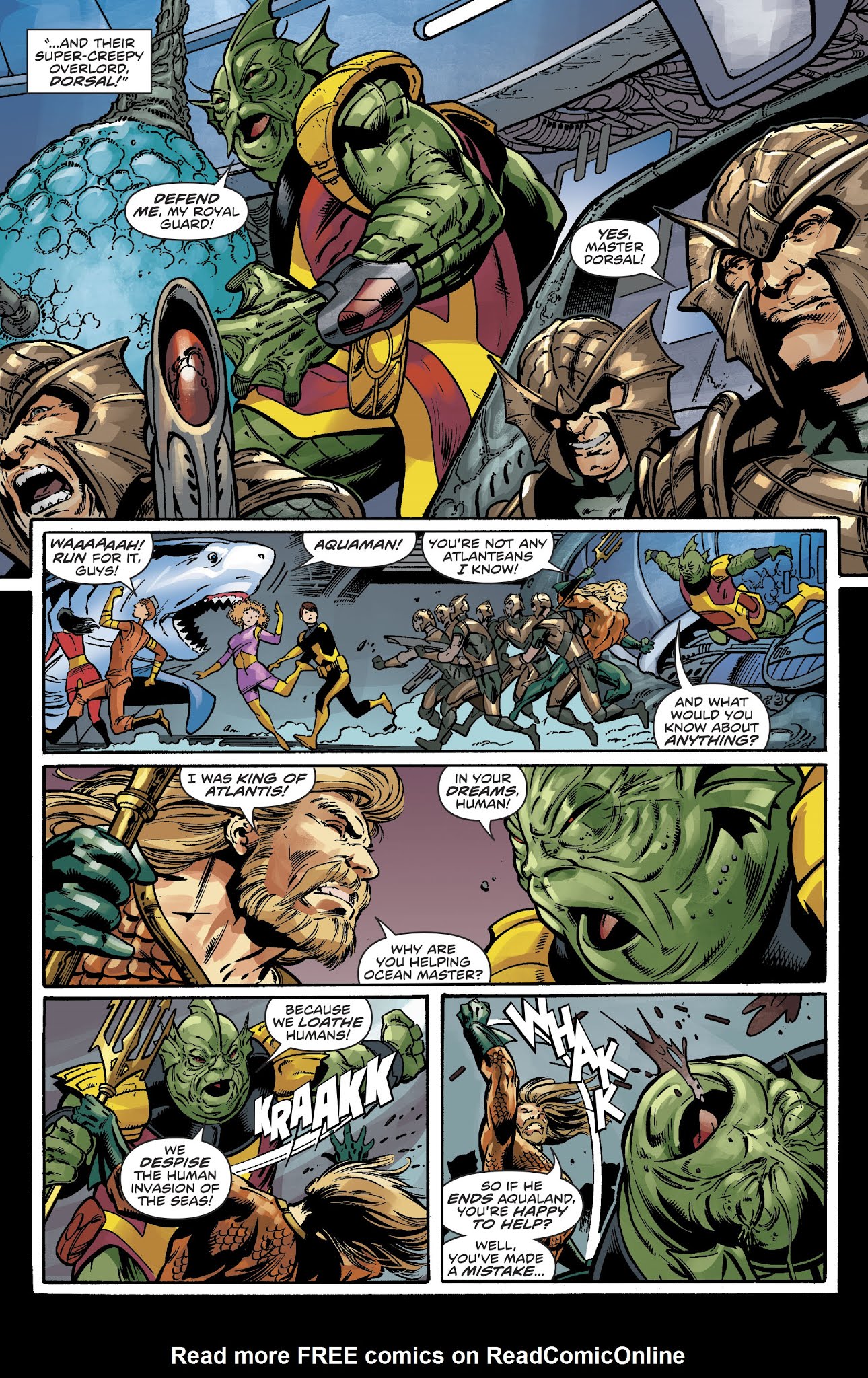 Read online DC Meets Hanna-Barbera comic -  Issue # Issue Aquaman - Jabberjaw - 27