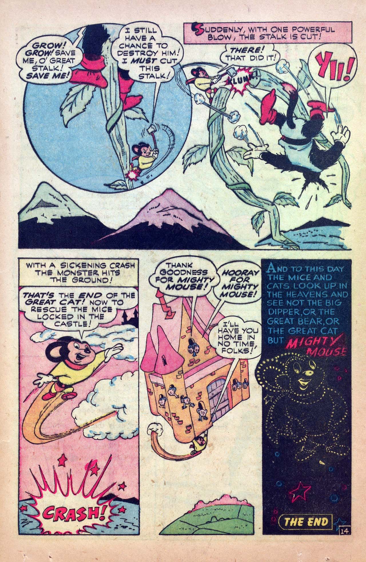 Read online Paul Terry's Mighty Mouse Comics comic -  Issue #4 - 16