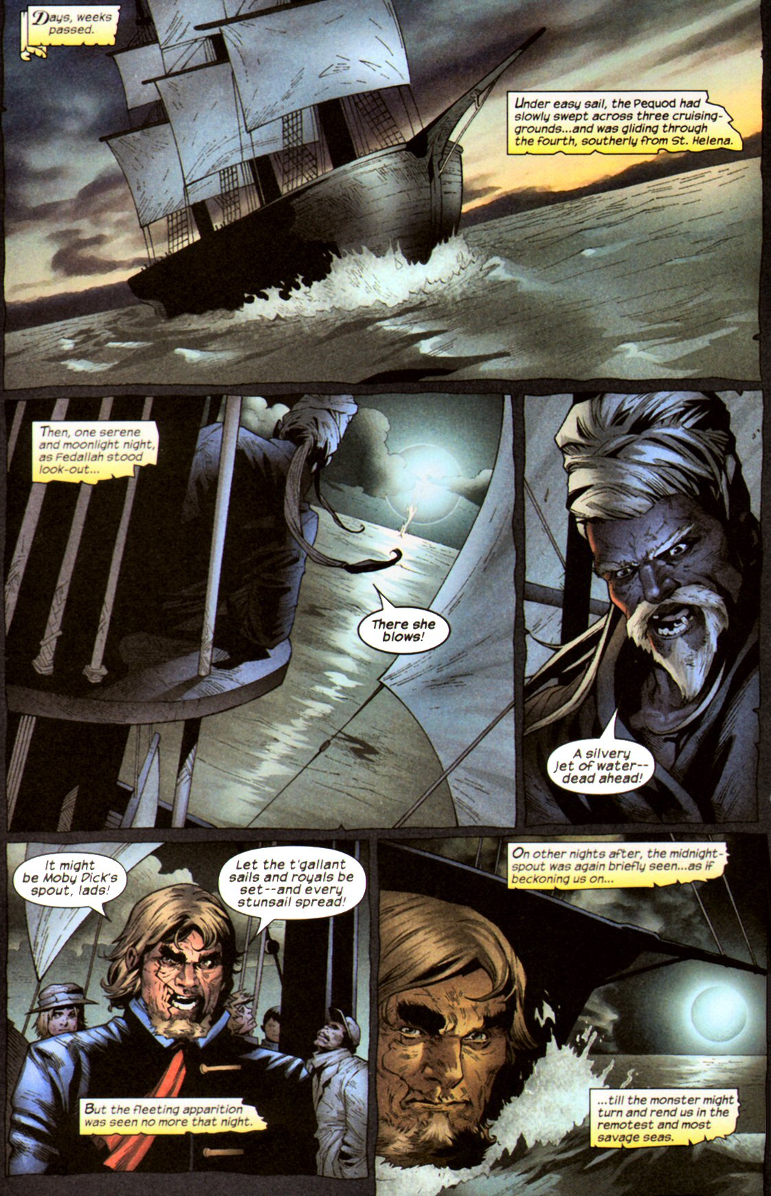 Read online Marvel Illustrated: Moby Dick comic -  Issue # TPB - 54