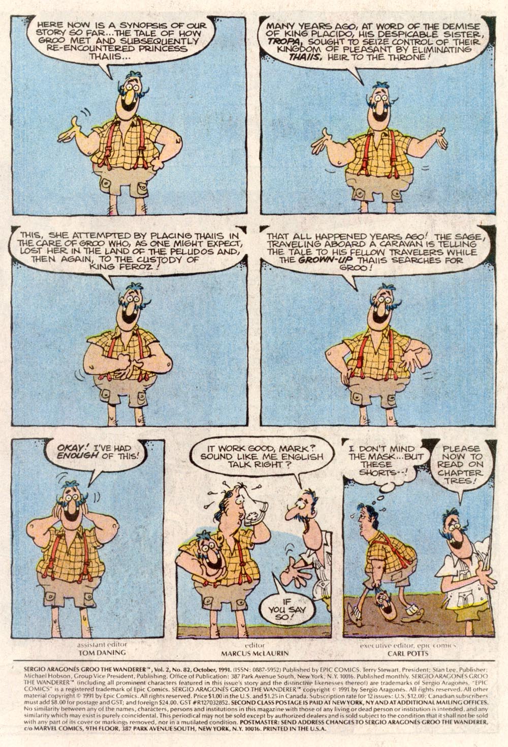 Read online Sergio Aragonés Groo the Wanderer comic -  Issue #82 - 2