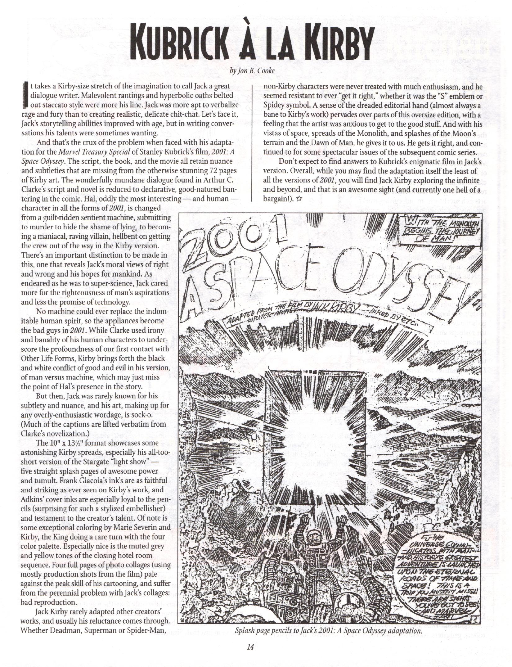 Read online The Jack Kirby Collector comic -  Issue #11 - 14