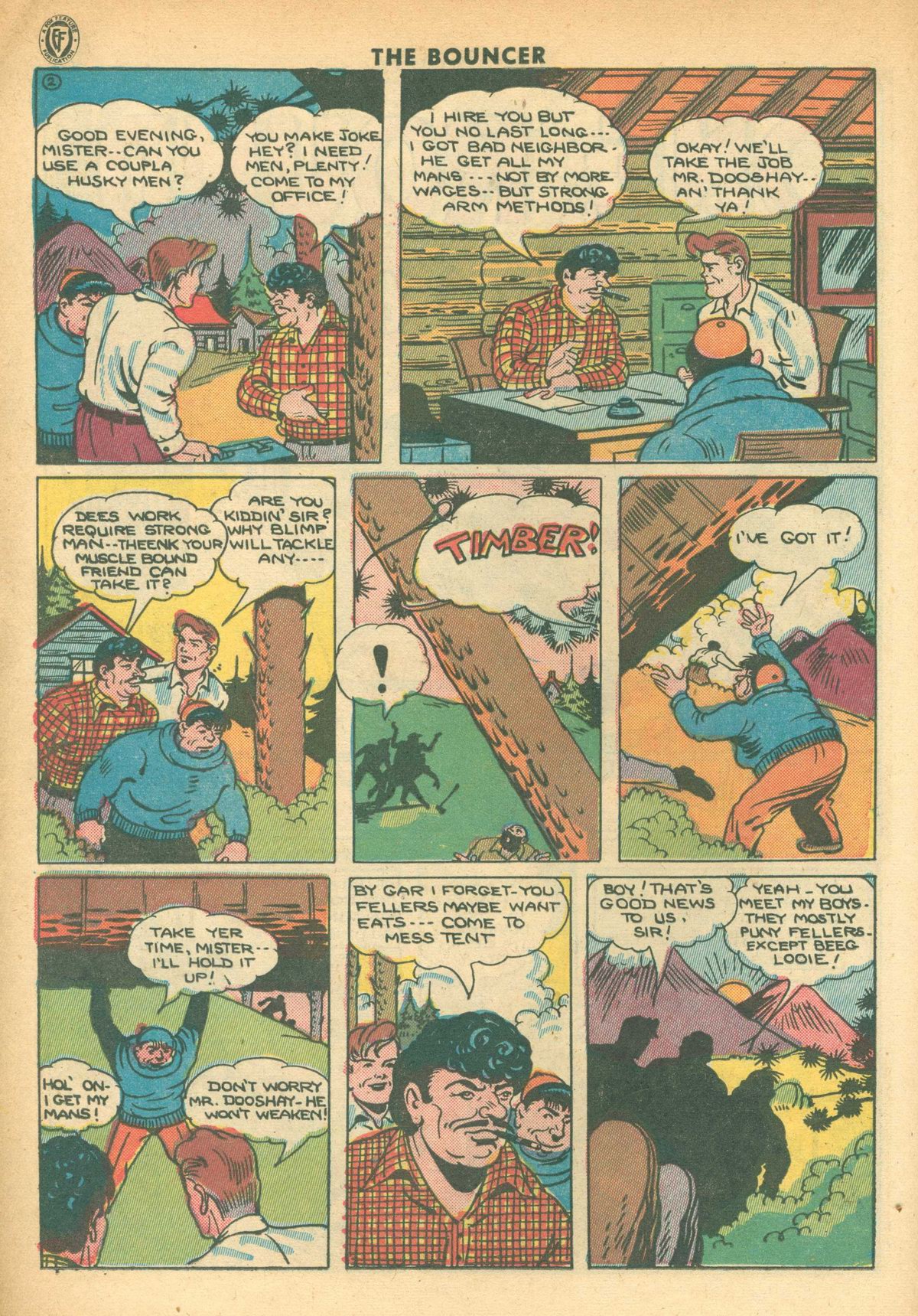 Read online The Bouncer (1944) comic -  Issue #11 - 14