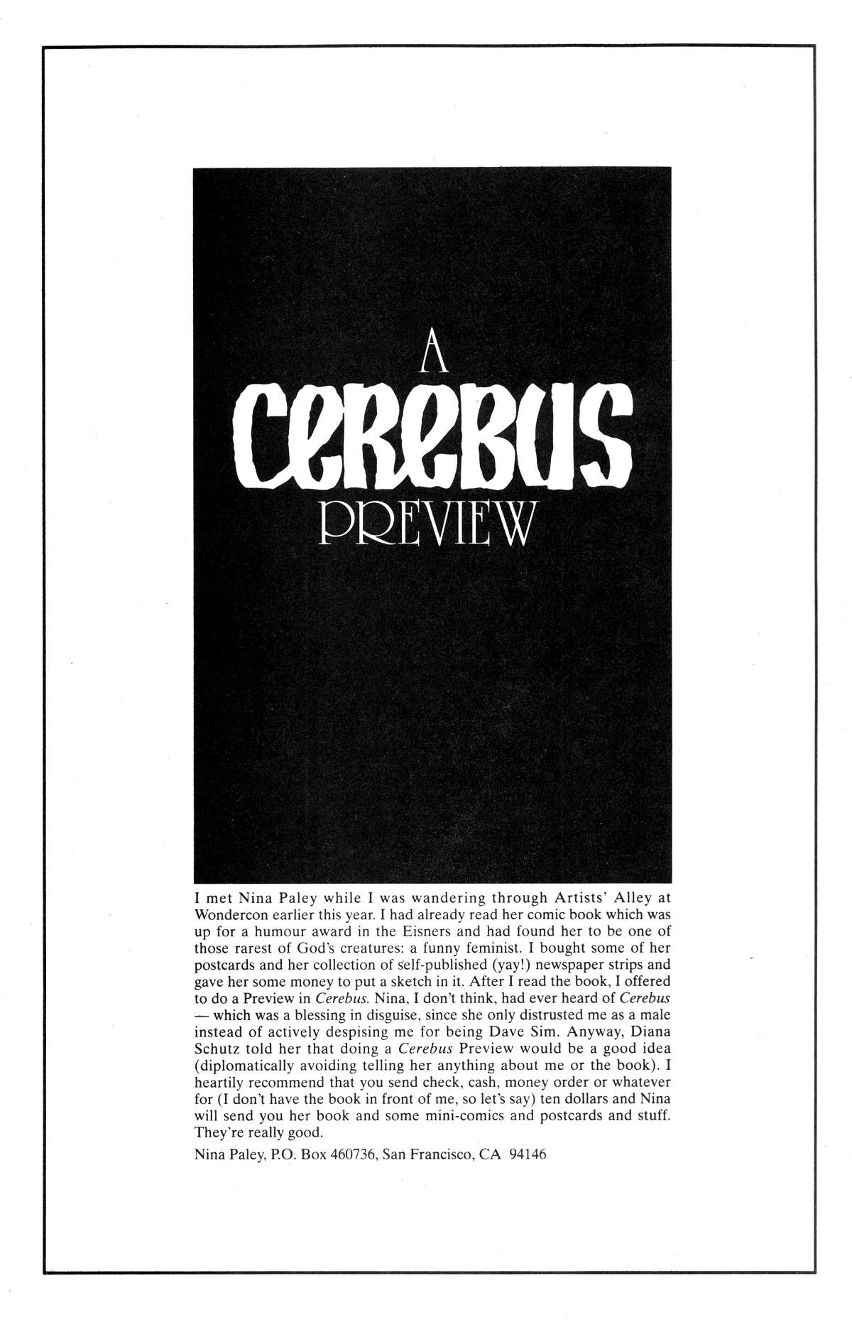 Cerebus Issue #177 #176 - English 23