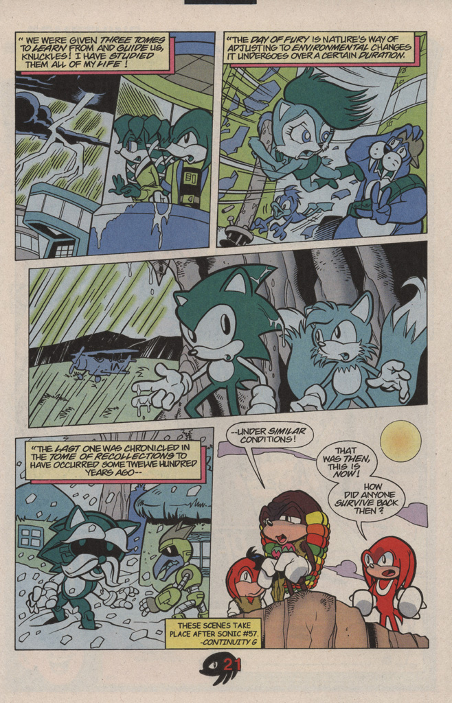 Read online Knuckles the Echidna comic -  Issue #10 - 29