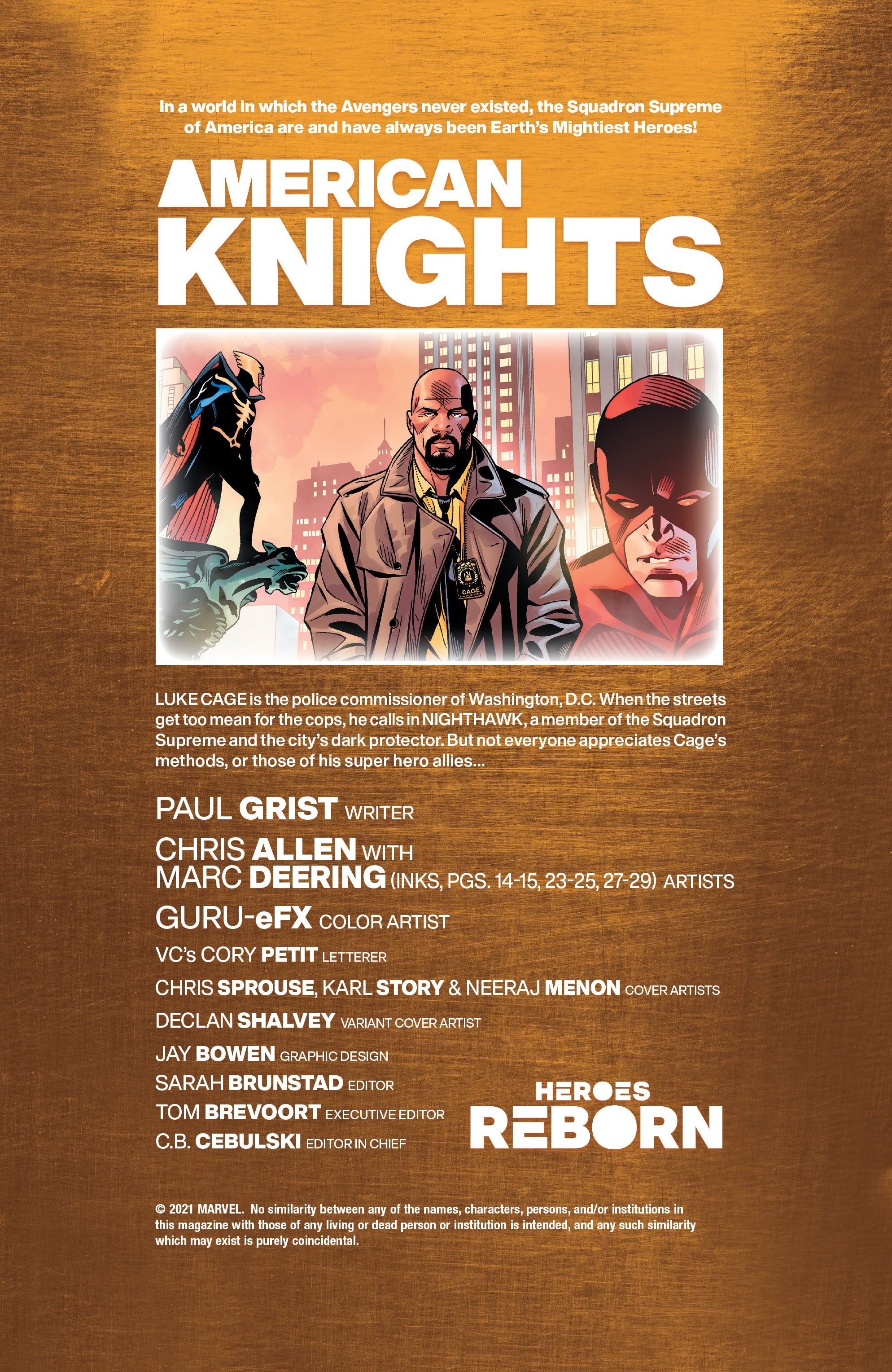 Read online Heroes Reborn: One-Shots comic -  Issue # American Knights - 4