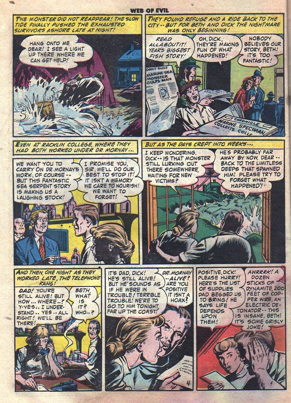 Read online Web of Evil comic -  Issue #4 - 6