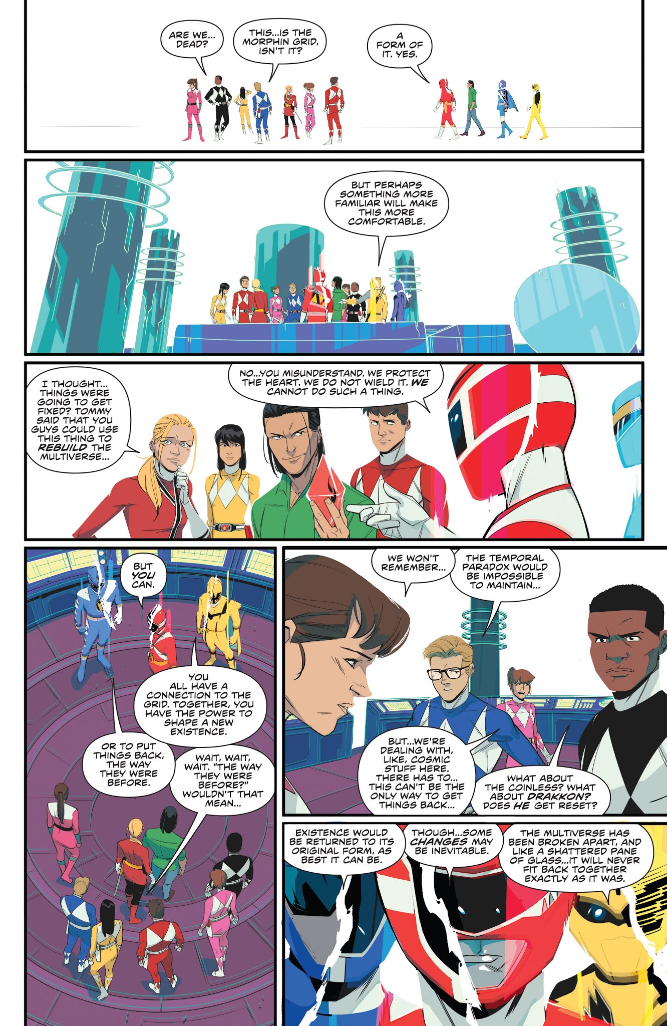 Read online Mighty Morphin Power Rangers: Shattered Grid comic -  Issue # Full - 40