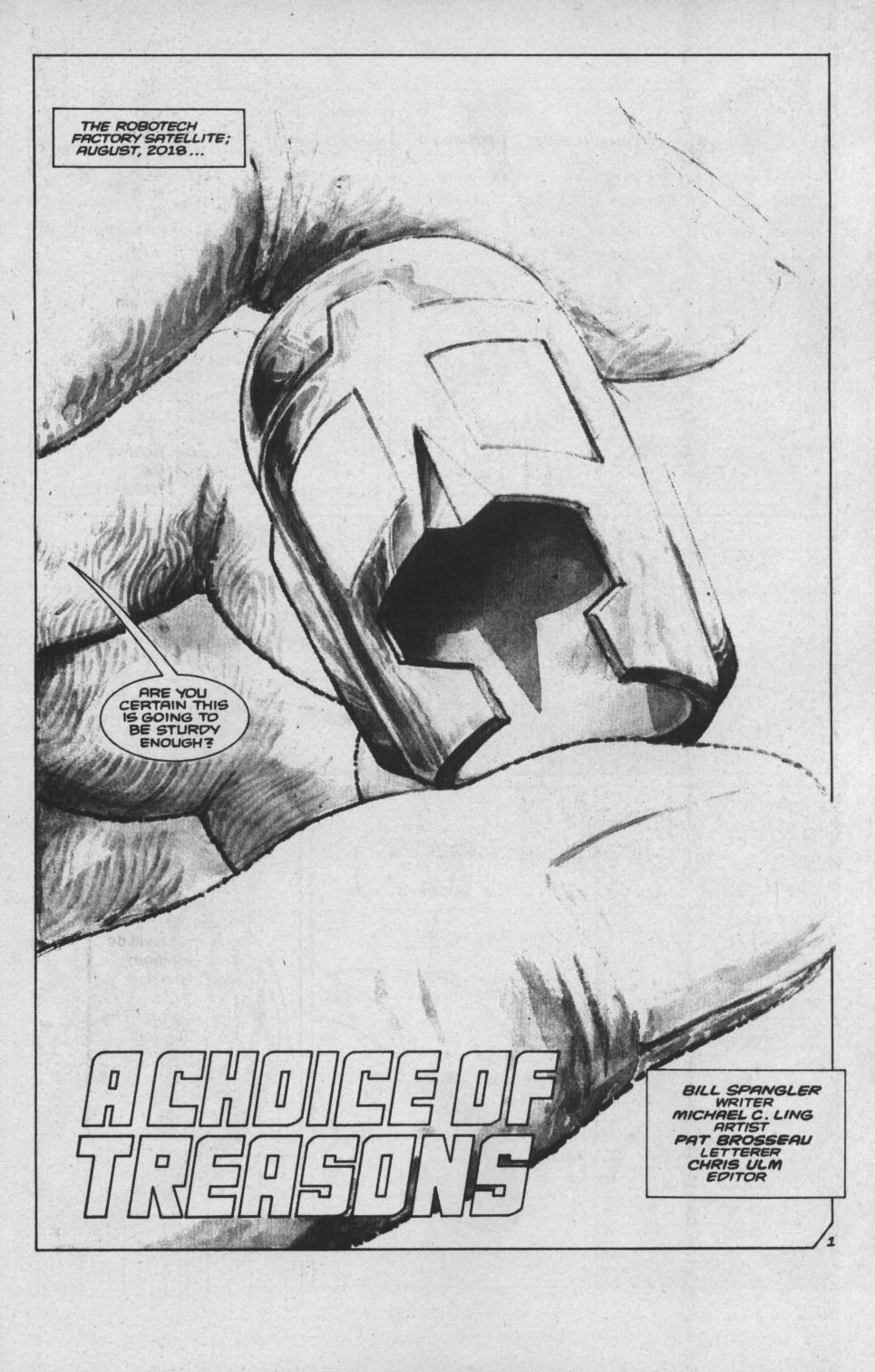 Read online Robotech II: The Sentinels - The Malcontent Uprisings comic -  Issue #7 - 3