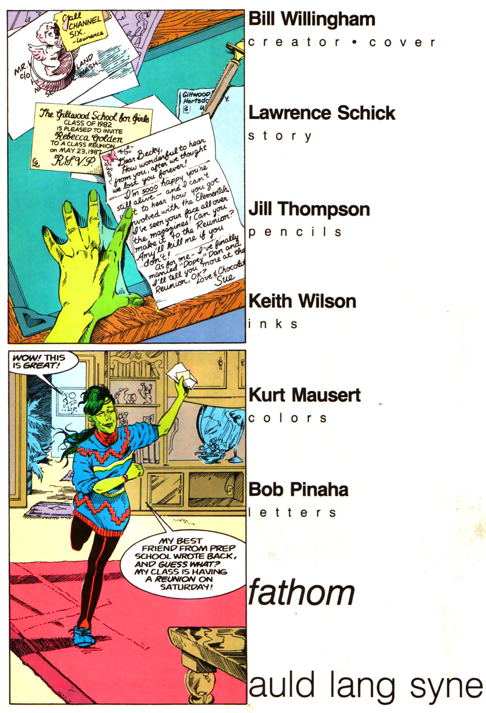 Read online Fathom (1987) comic -  Issue #1 - 5