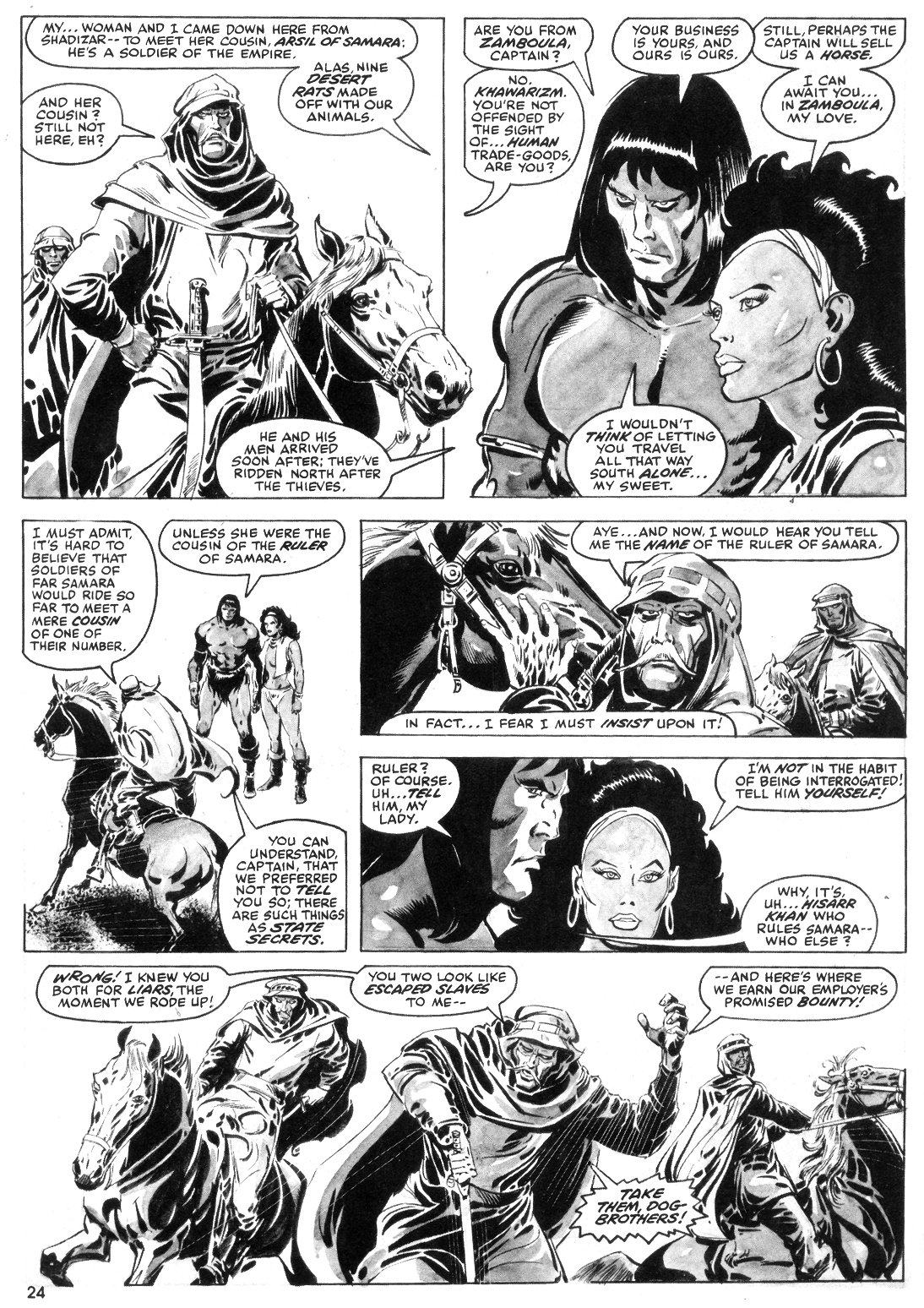 Read online The Savage Sword Of Conan comic -  Issue #55 - 24