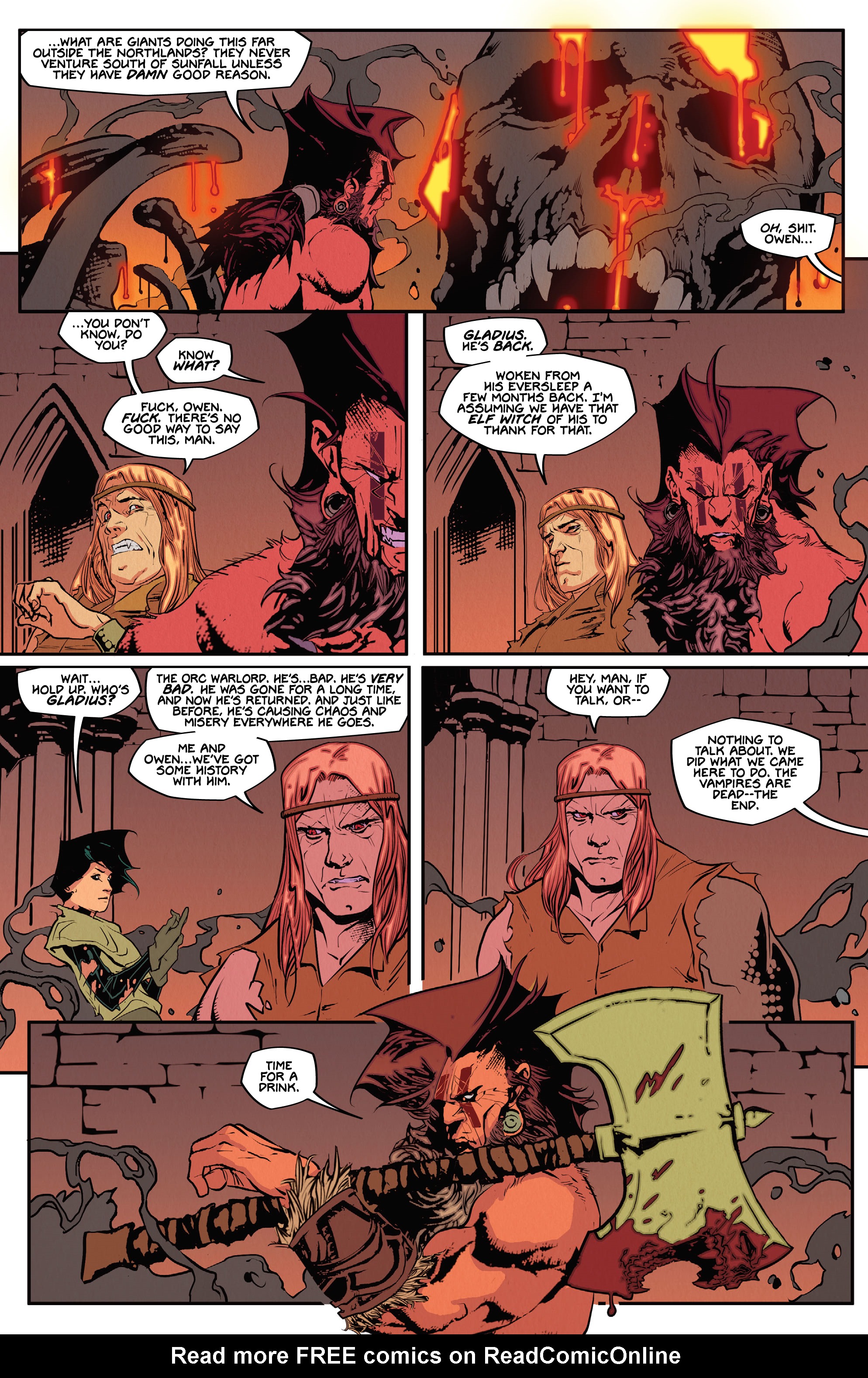 Read online Barbaric: Axe to Grind comic -  Issue #1 - 15