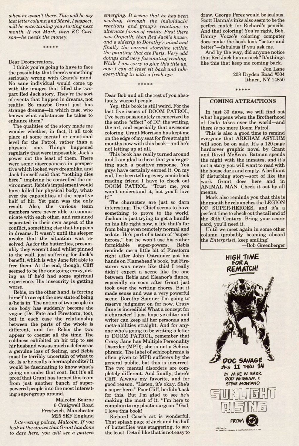 Read online Doom Patrol (1987) comic -  Issue #28 - 27