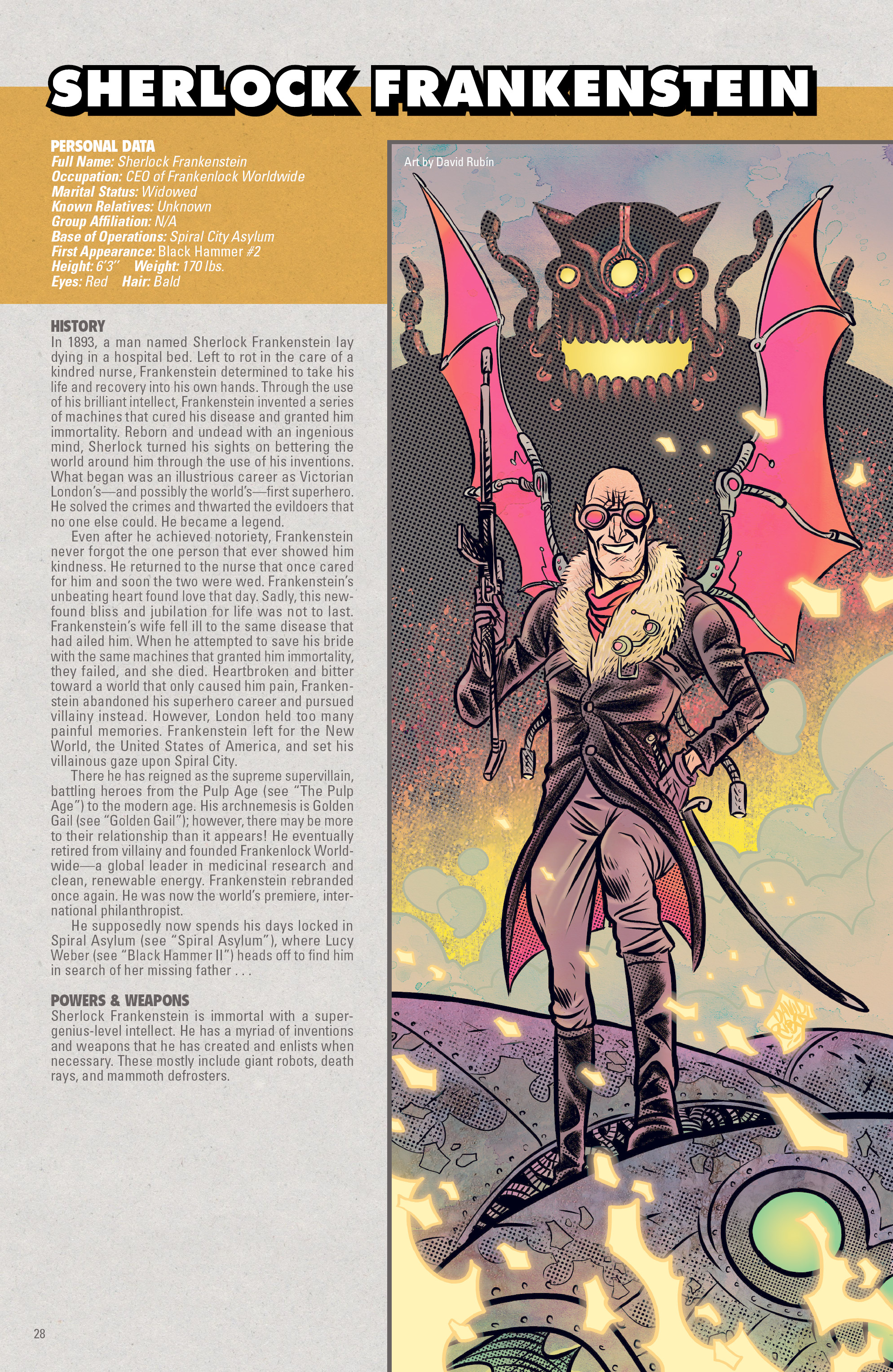 Read online The World of Black Hammer Encyclopedia comic -  Issue # Full - 27